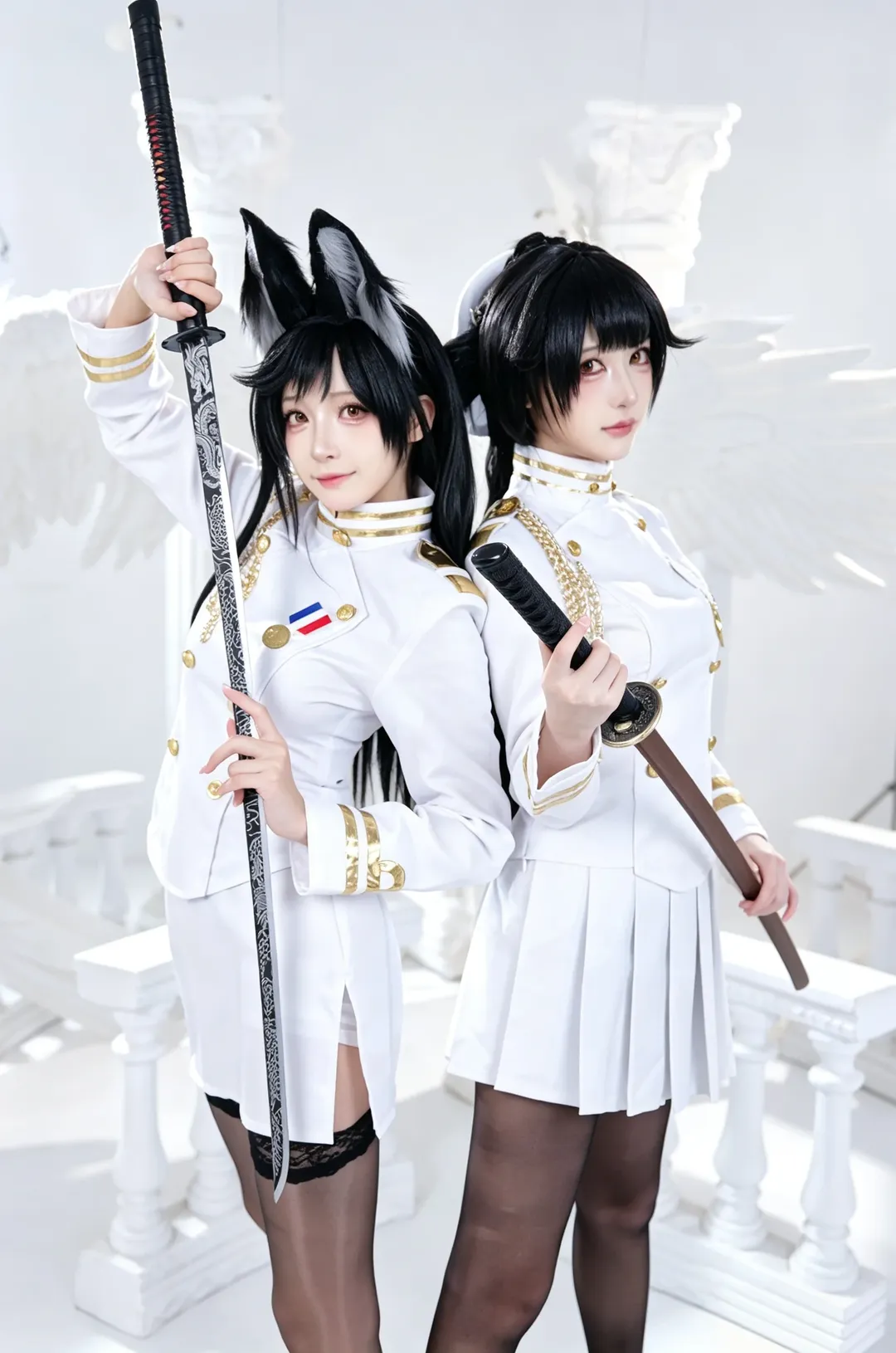 【高雄愛宕cos】碧藍航線白色軍裝雙人攝影 - 第 8 張