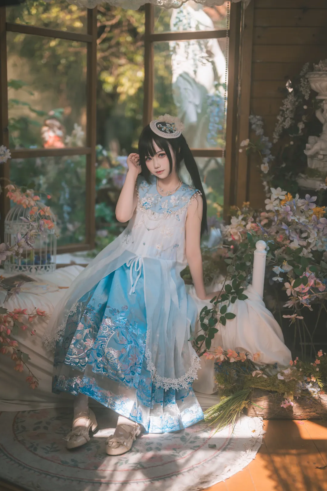 花房里的汉洋折衷少女写真 - 第 2 张