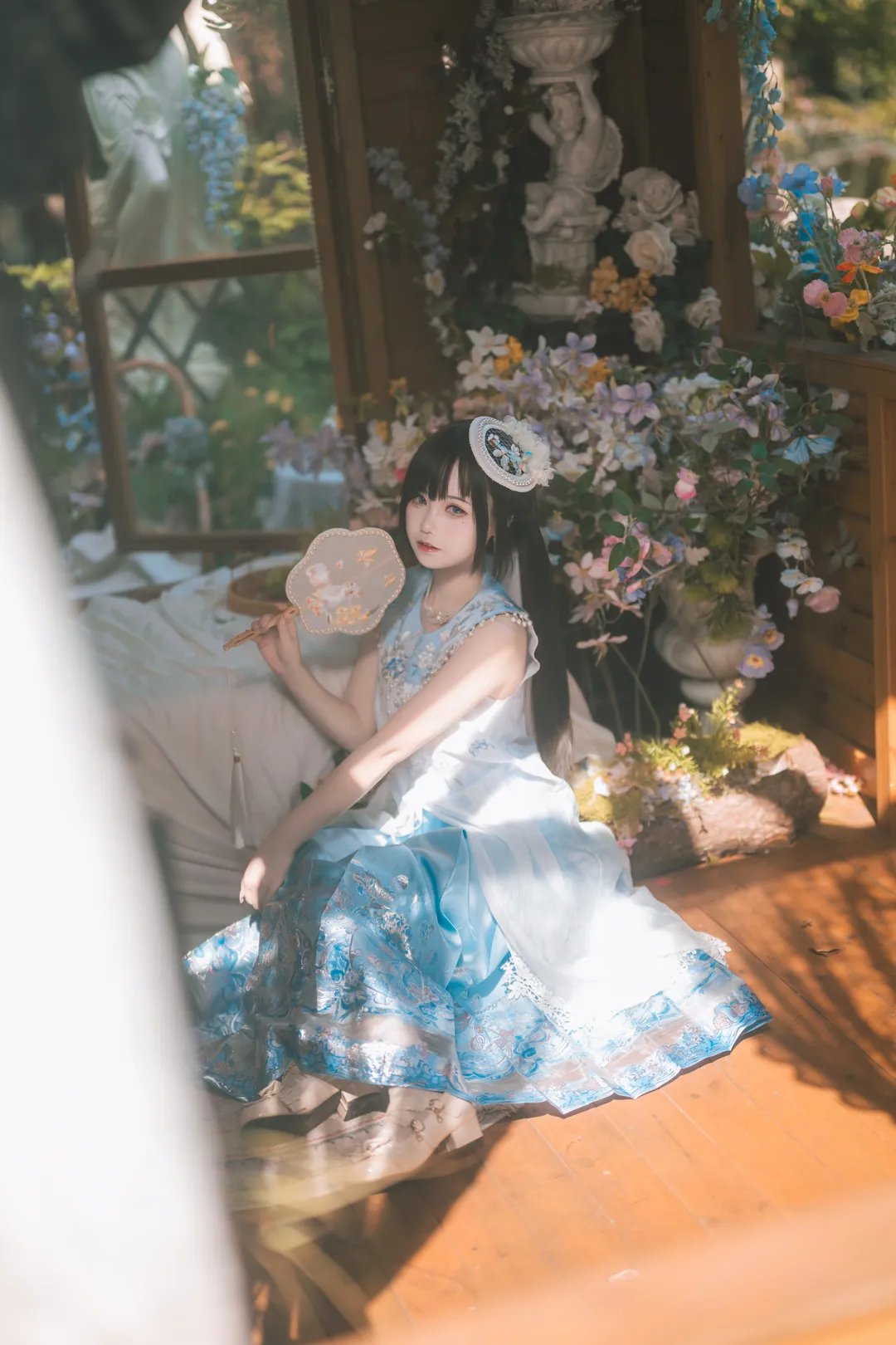 花房里的汉洋折衷少女写真 - 第 3 张
