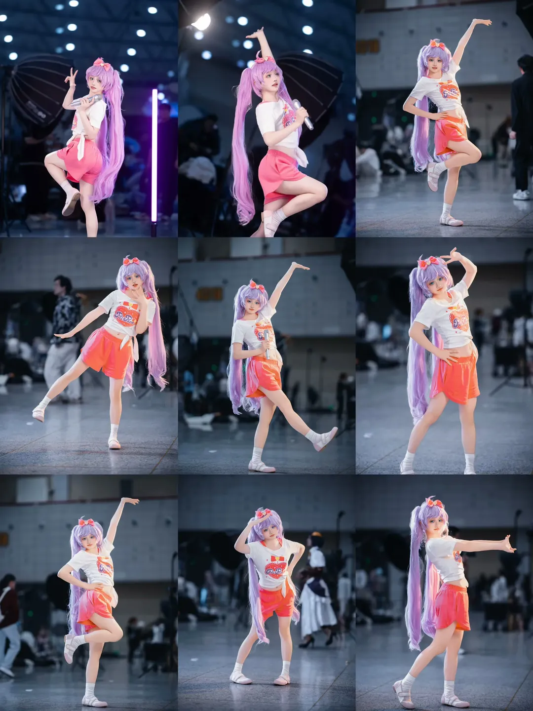 【真中啦啦cos】小偶像训练服站姿动作参考分享 - 第 1 张