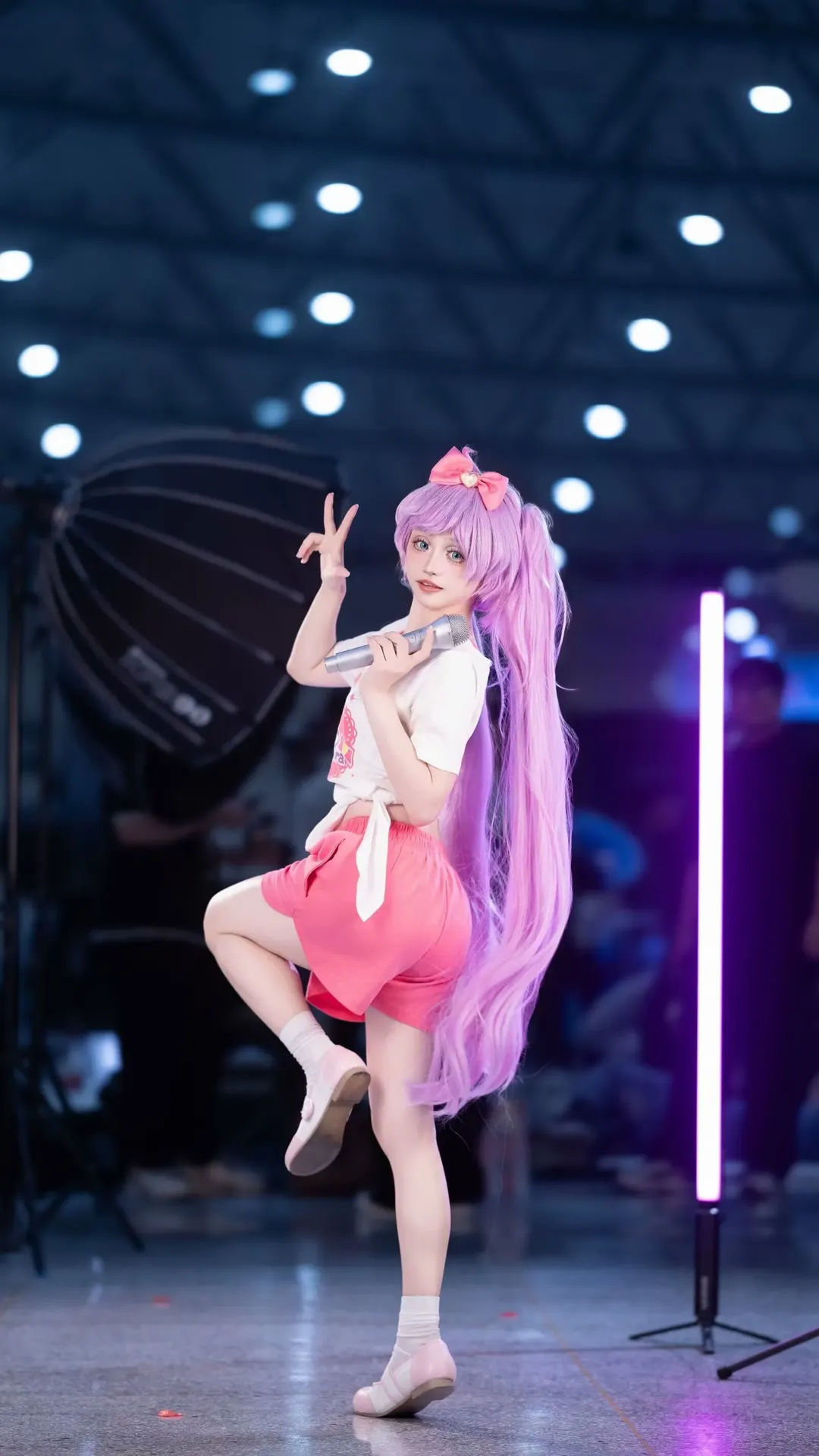 【真中啦啦cos】小偶像训练服站姿动作参考分享 - 第 2 张