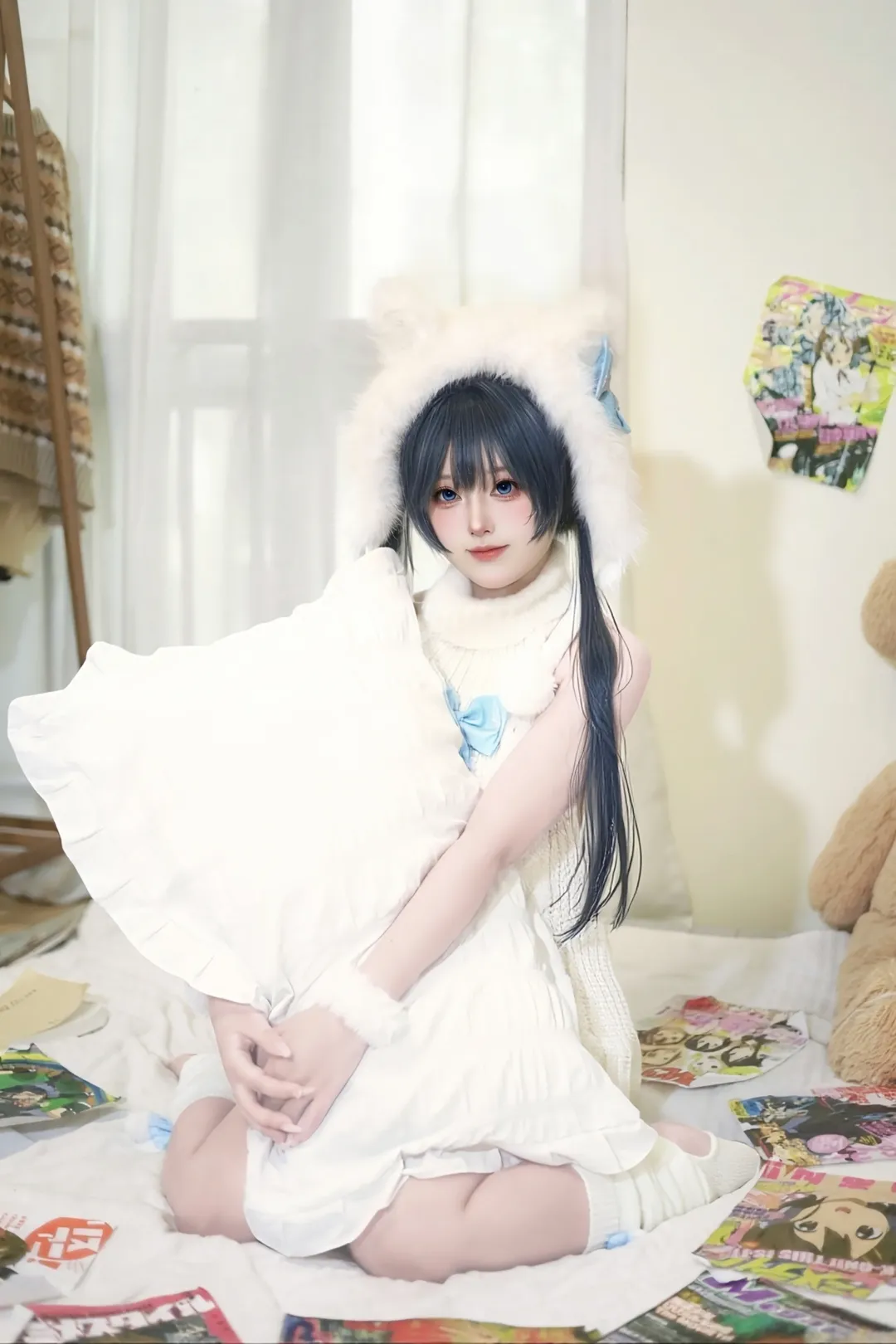 【龍華妃咲cos】毛絨絨的居家感，蔚藍檔案妃咲登場 - 第 2 張