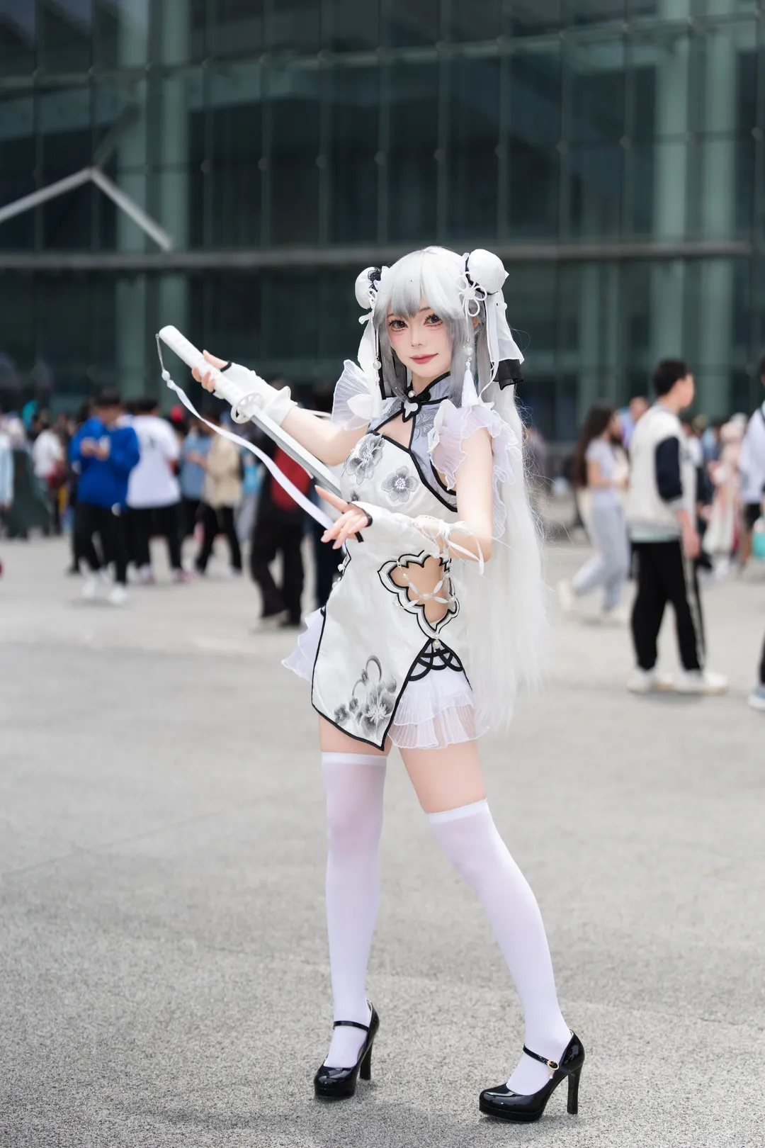 五一成都世界线随拍：鹿目圆柴郡独角兽三套cos齐发 - 第 6 张