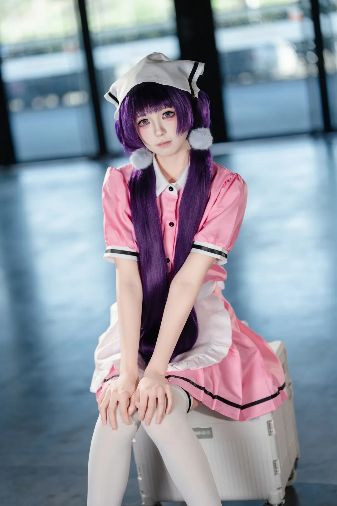 【樱之宫莓香cos】Blend·S属性咖啡厅的粉裙工作日常 - 第 1 张