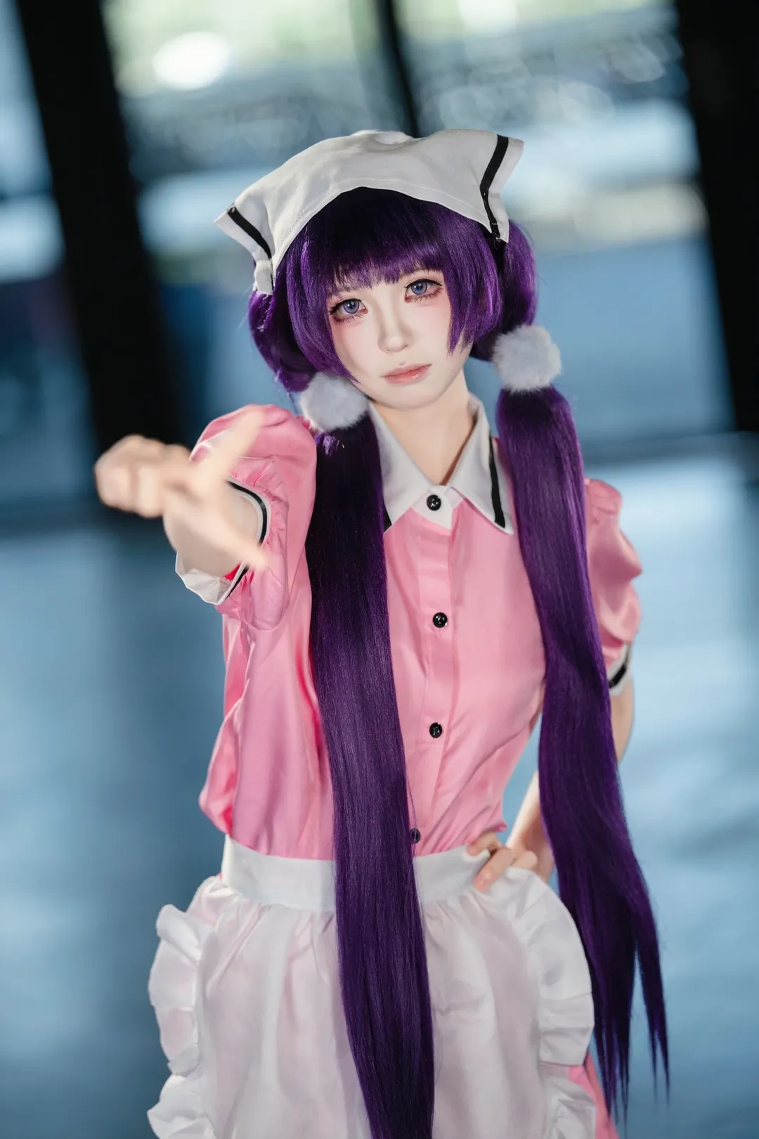 【樱之宫莓香cos】Blend·S属性咖啡厅的粉裙工作日常 - 第 7 张