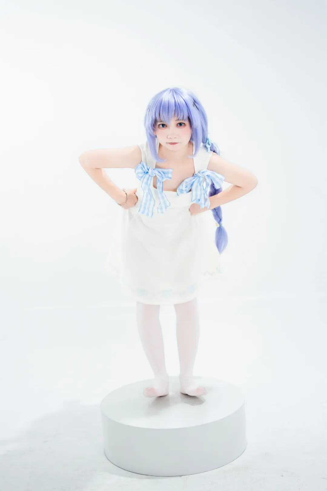 【智乃cos】点兔白裙手办风棚拍记录 - 第 3 张