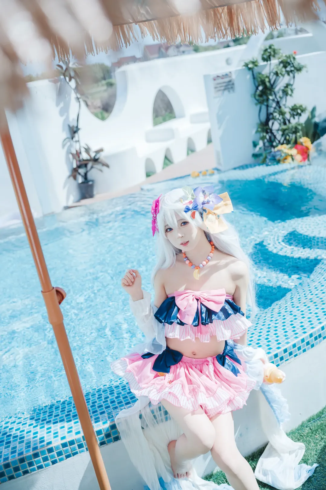 【水梓cos】碧蓝档案白洲梓的夏日泳池清凉记录 - 第 6 张