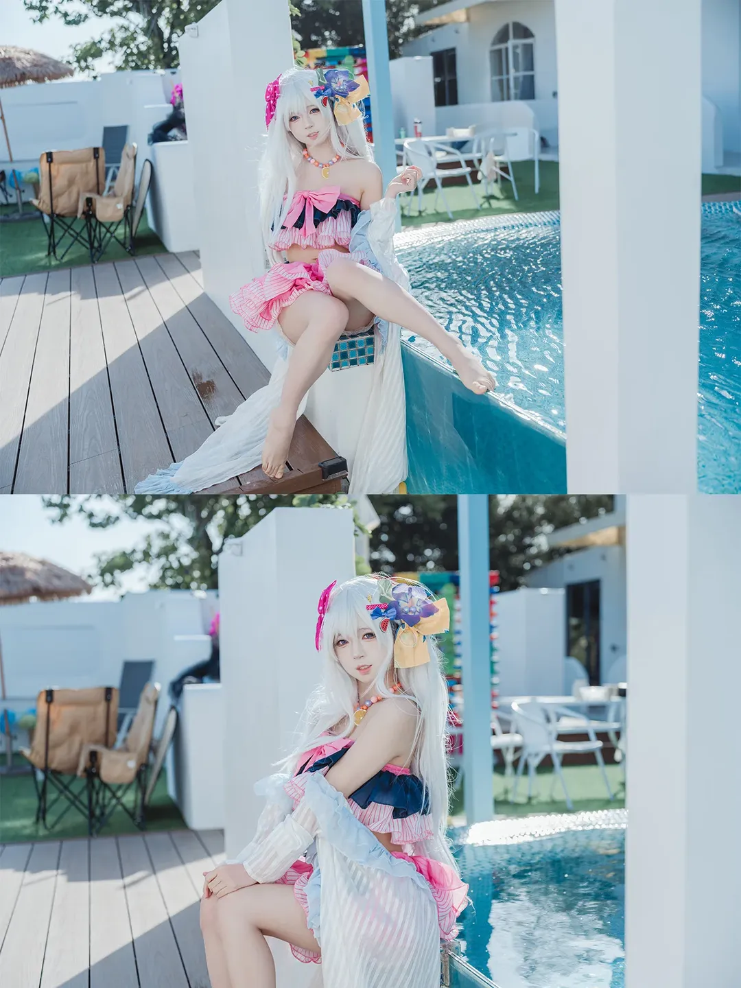 【白洲梓cos】碧藍檔案夏日水著拍攝記錄 - 第 4 張