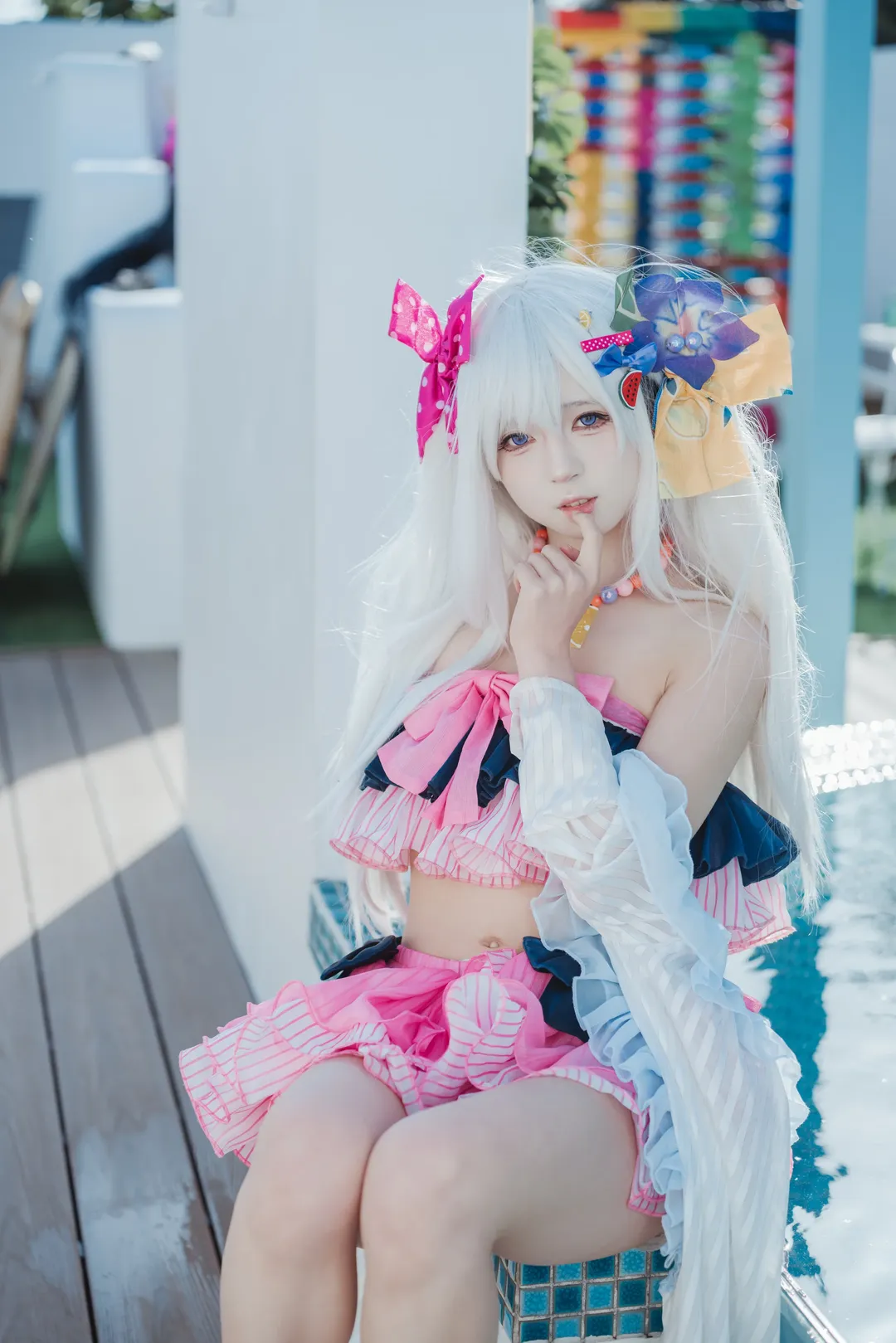 【白洲梓cos】碧藍檔案夏日水著拍攝記錄 - 第 6 張