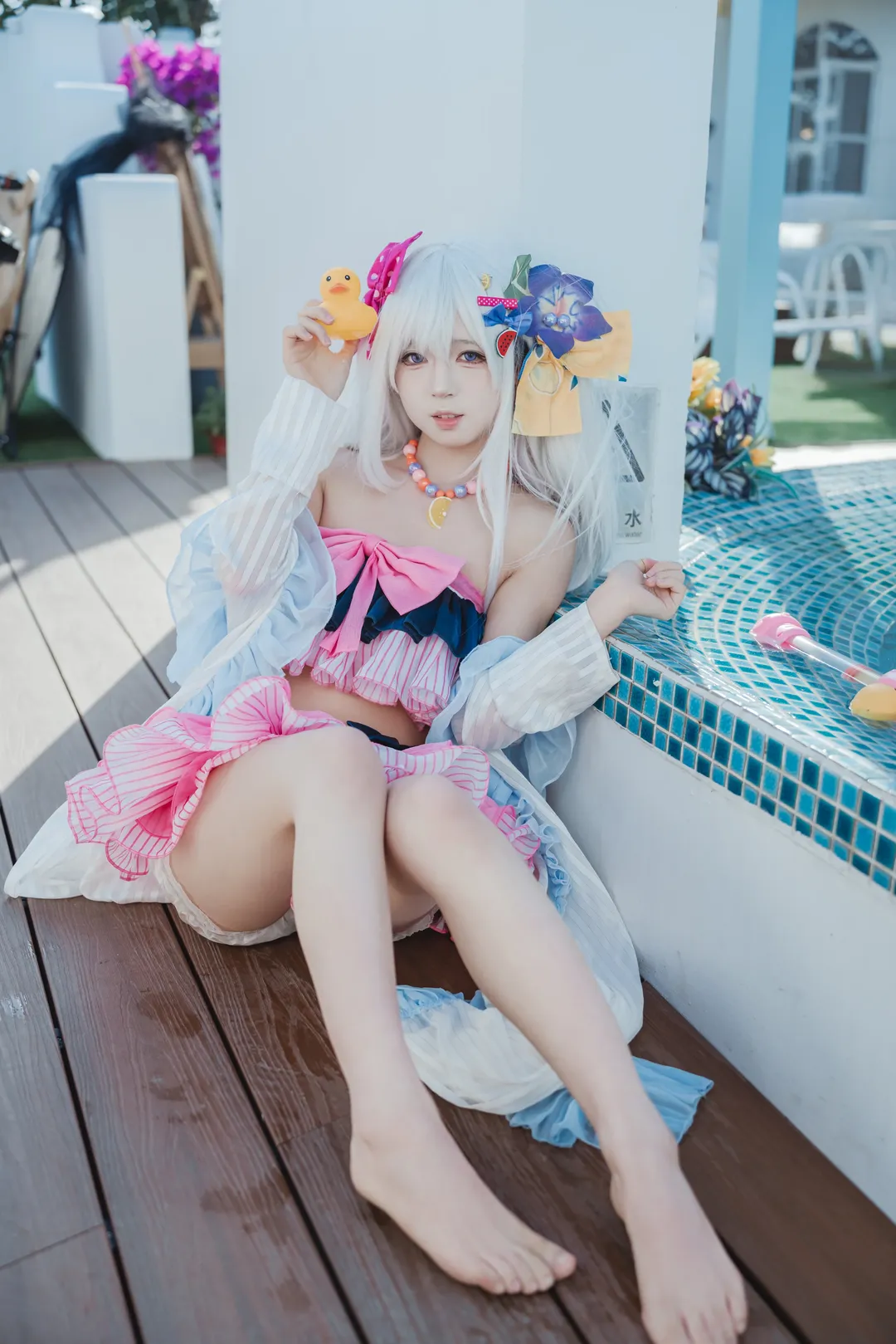 【白洲梓cos】碧藍檔案夏日水著拍攝記錄 - 第 7 張