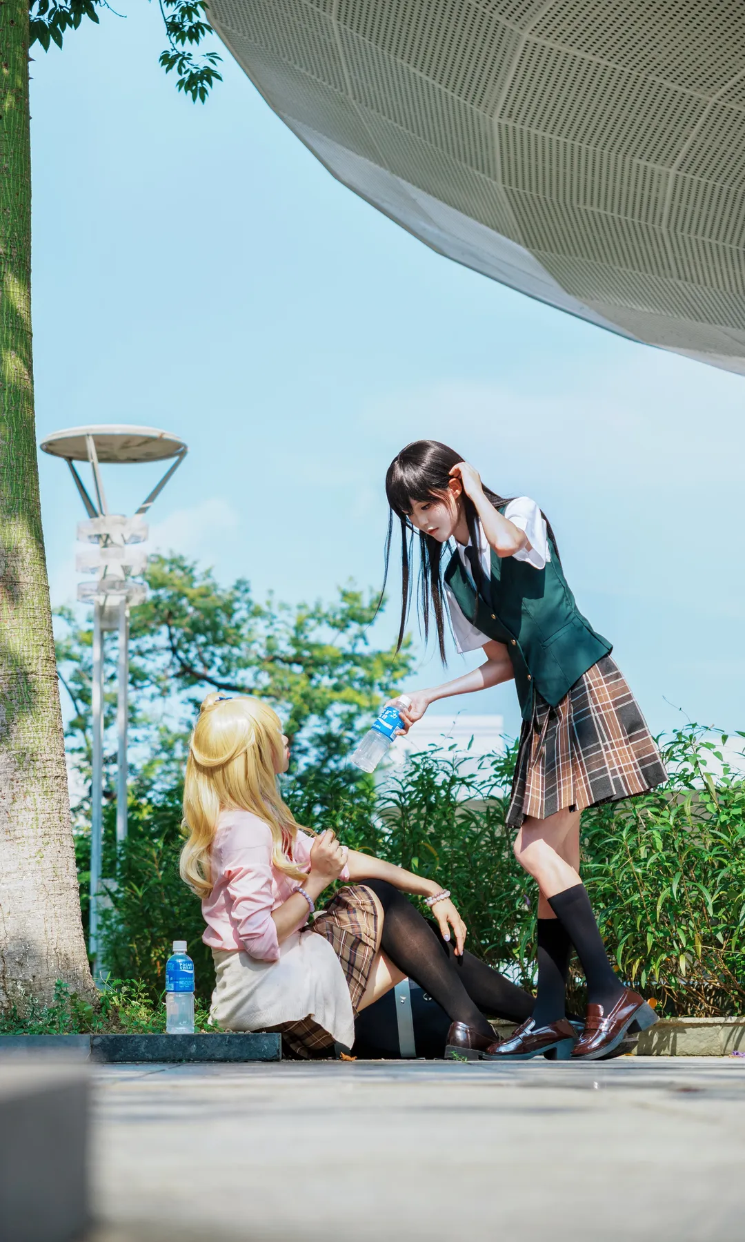 【蓝原芽衣cos】柑橘味香气里的校园阳光限定 - 第 1 张
