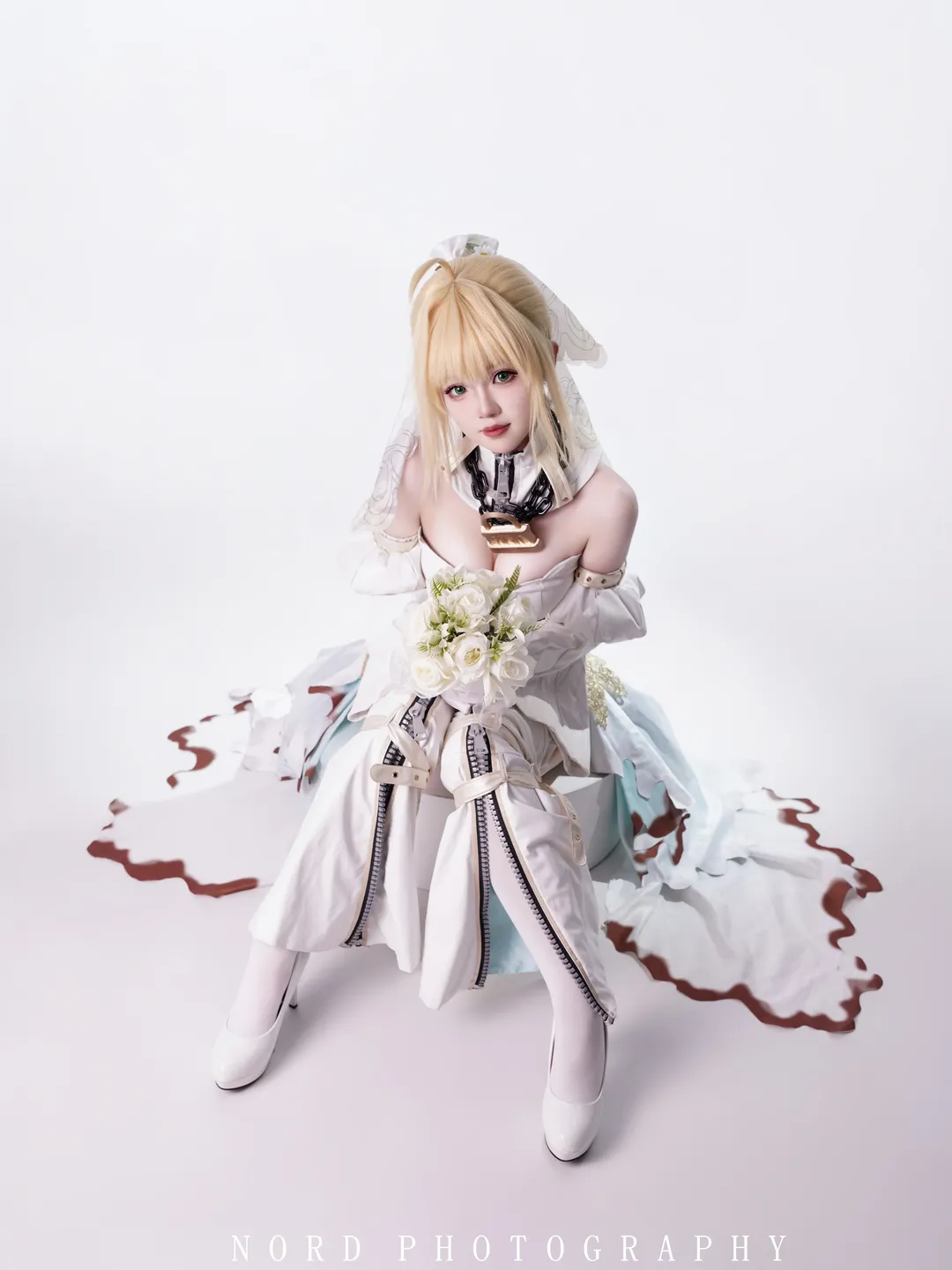 【尼禄cos】命运冠位指定 花嫁尼禄的白色誓约 - 第 2 张