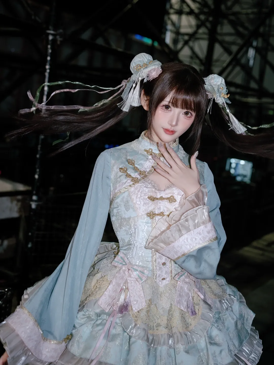 BW后台花絮：中华风Lolita与厚底靴的漫展随拍 - 第 1 张