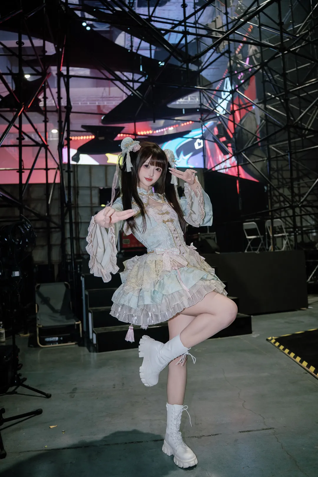 BW后台花絮：中华风Lolita与厚底靴的漫展随拍 - 第 7 张