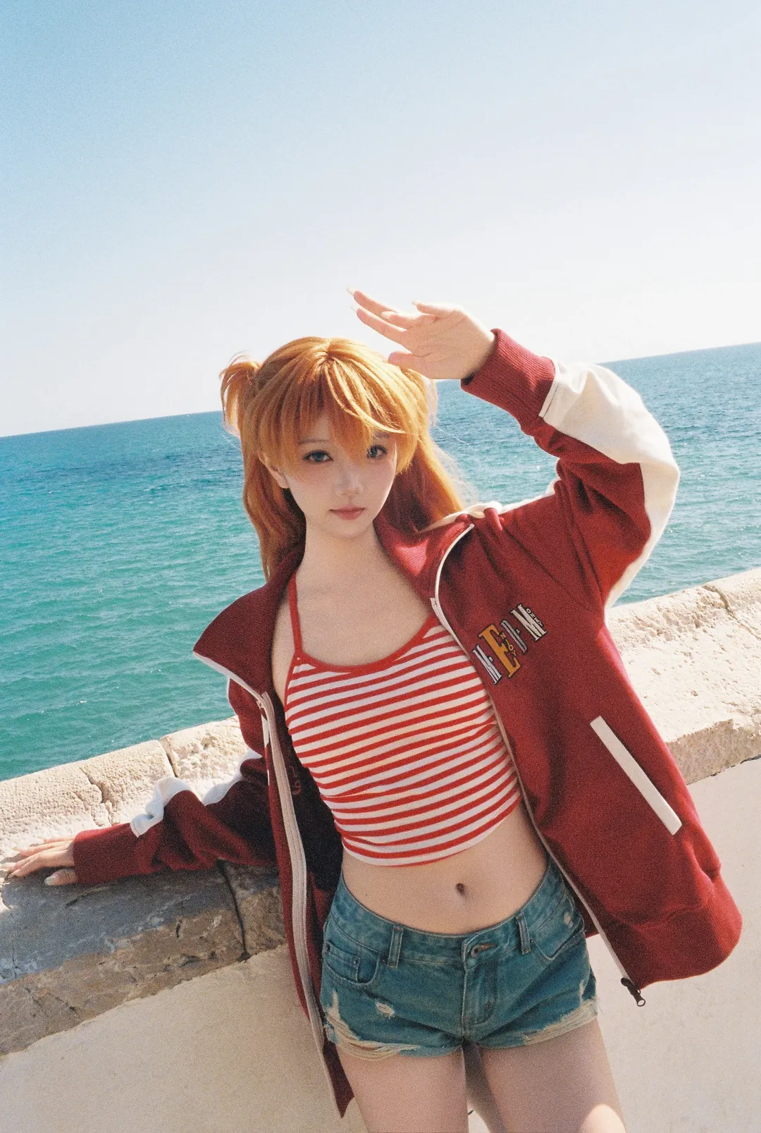 【明日香cos】EVA夏日海滨的胶片日记 - 第 3 张