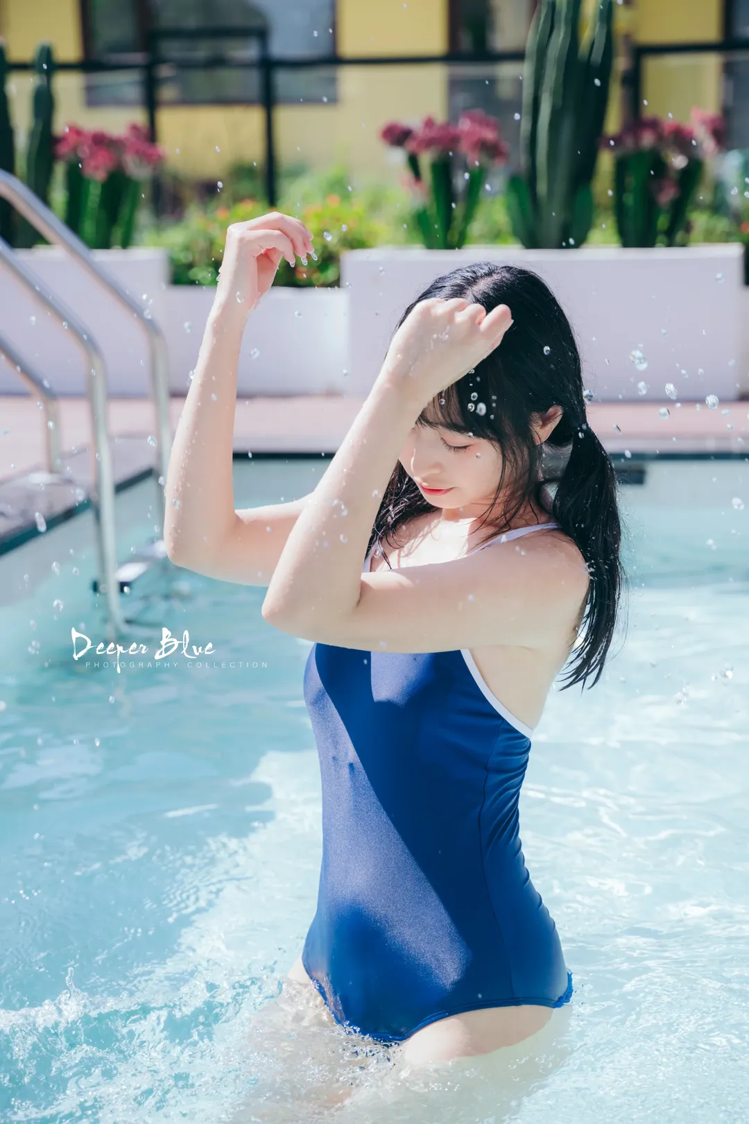 夏日露天泳池死库水写真 - 第 4 张