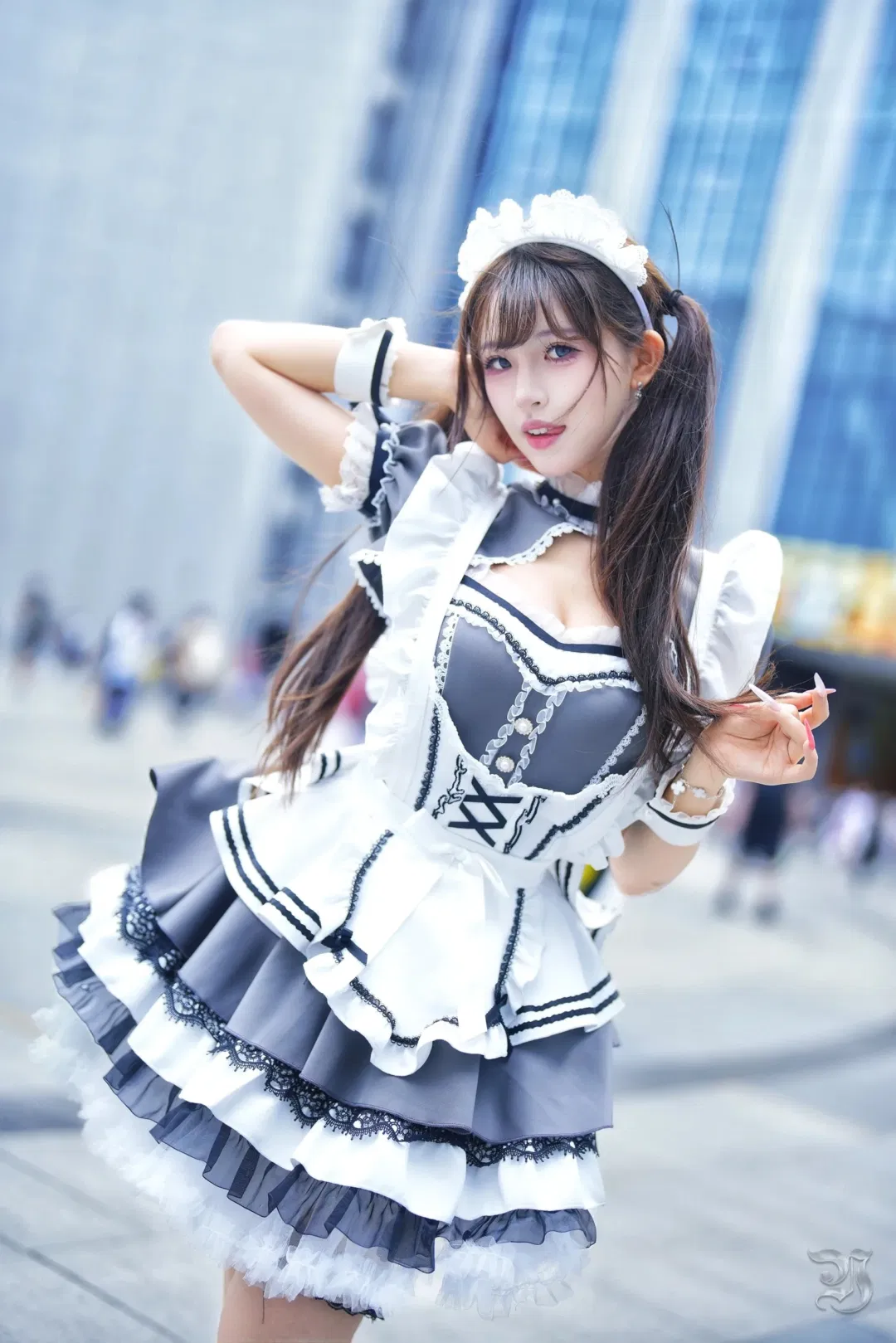 BW Day3魔都台风天，展台机能风与女仆装逛拍返图 - 第 4 张