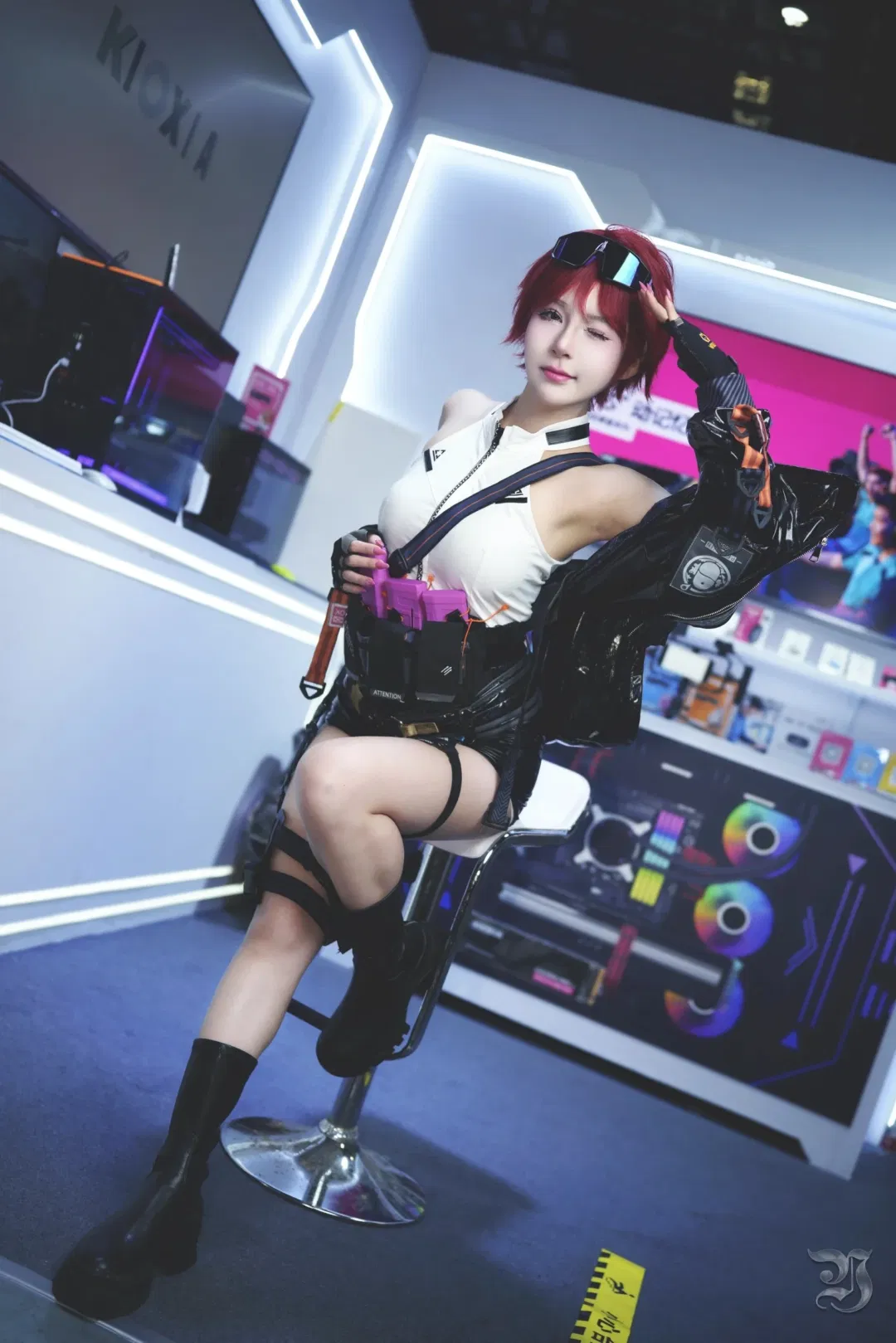 BW Day3魔都台风天，展台机能风与女仆装逛拍返图 - 第 9 张