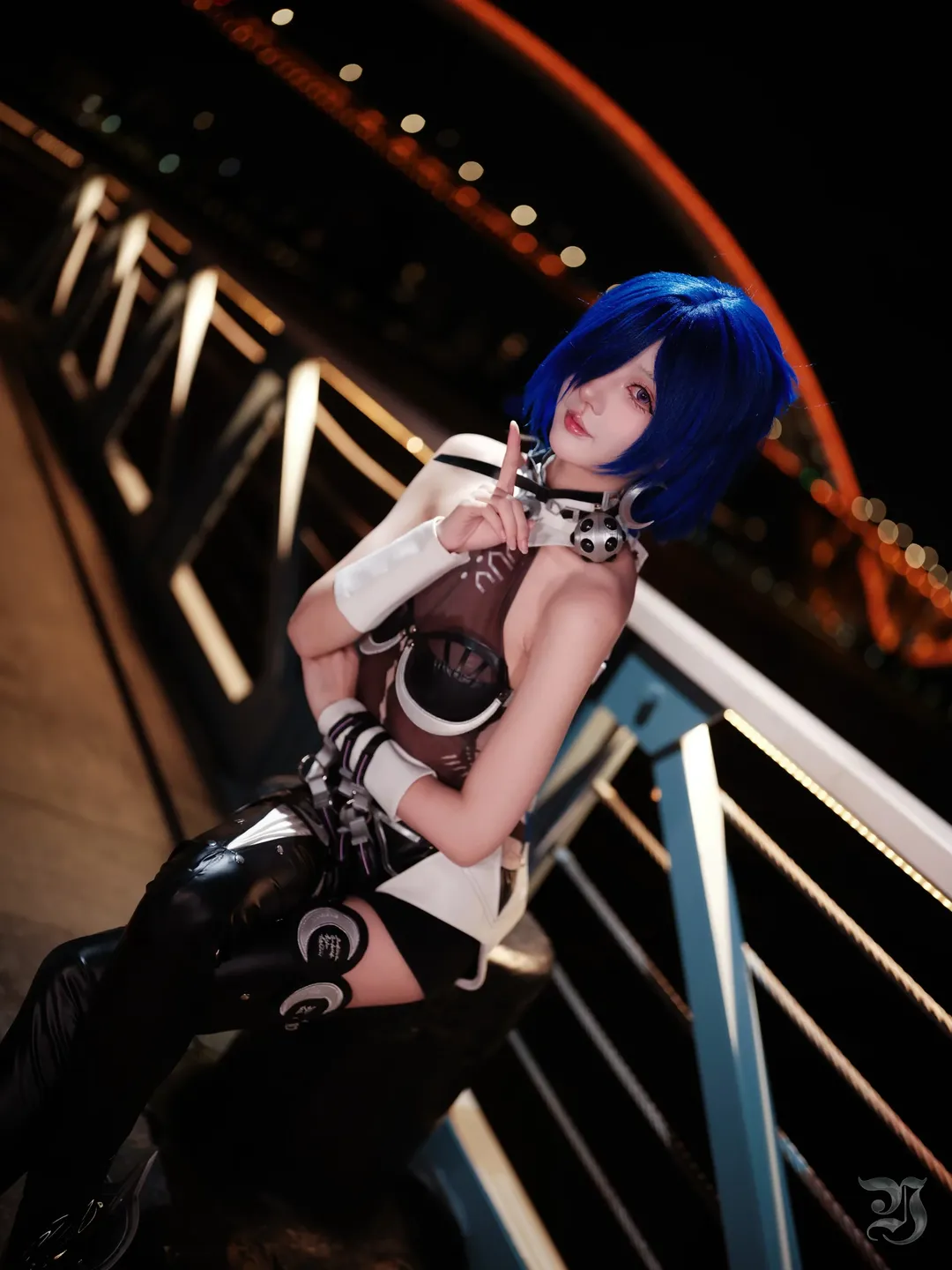 [Promeia cosplay] Zenless Zone Zero's dark night Techwear style - Image 10