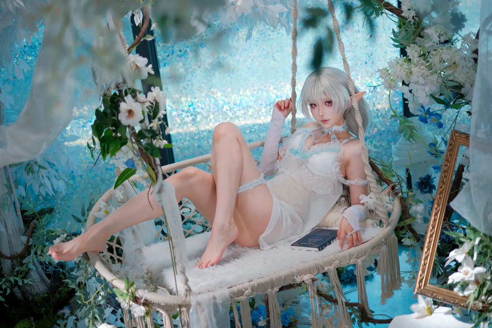 【埃佛森cos】碧蓝航线，这套睡衣版真的很考验灯光和走光风险 - 第 2 张
