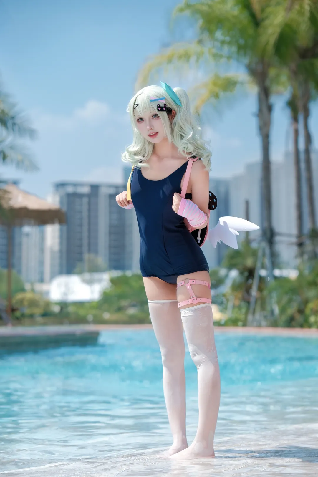 【千夏cos】絕區零夏日泳池的清涼穿搭 - 第 1 張