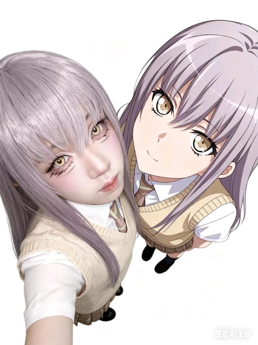 【凑友希那cos】BanGDream的跨次元同框合影分享
