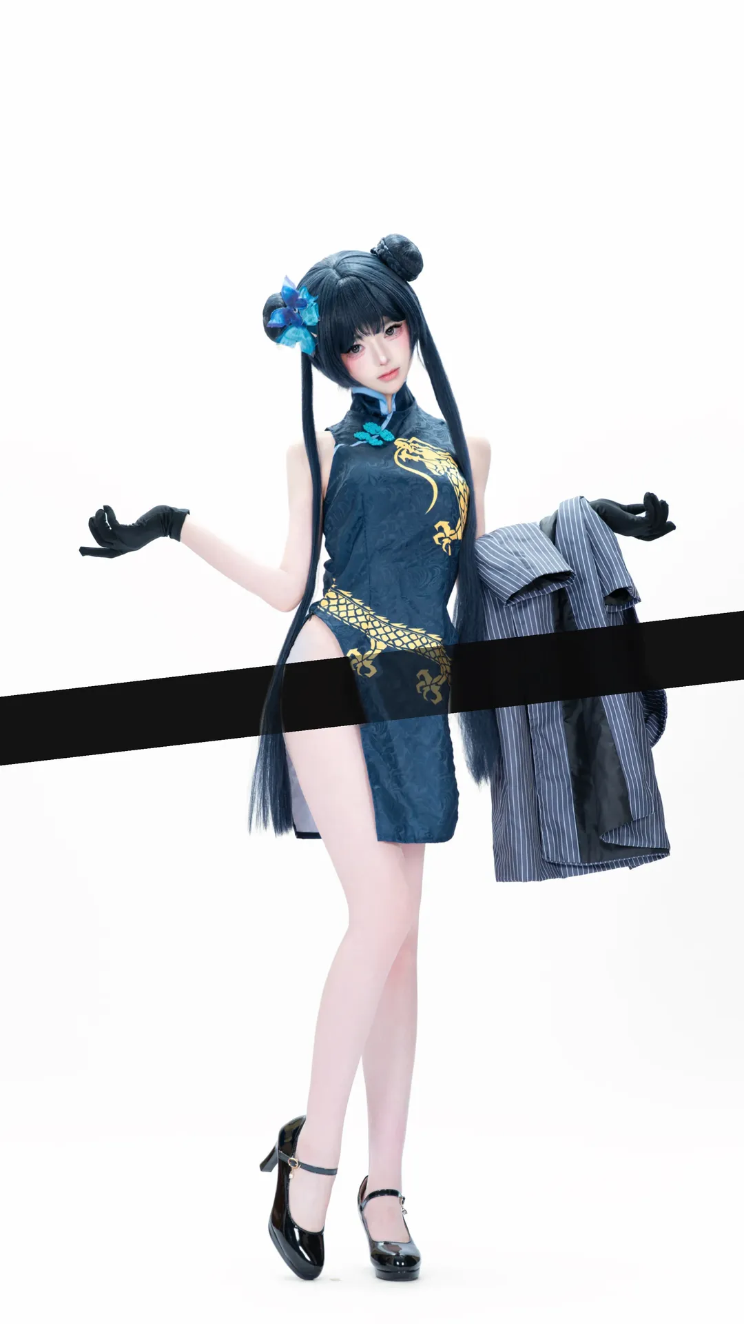 【龍華妃咲cos】蔚藍檔案門主旗袍造型演繹 - 第 2 張