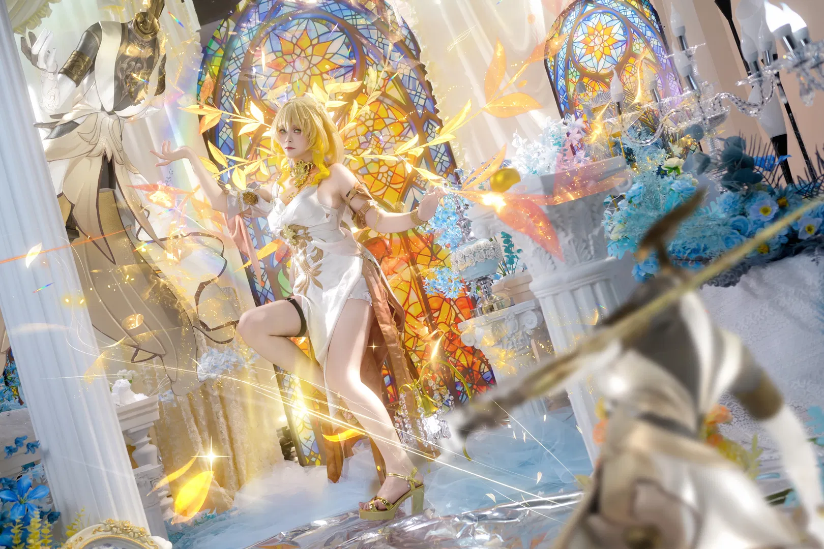 【阿格萊雅cos】崩壞星穹鐵道黃金裔的華麗演繹 - 第 3 張