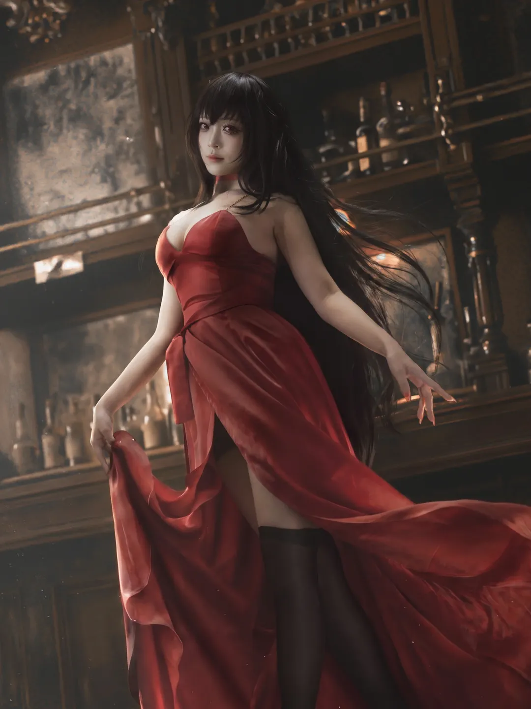 【大鳳cos】碧藍航線紅裙復古酒館拍攝全記錄 - 第 1 張