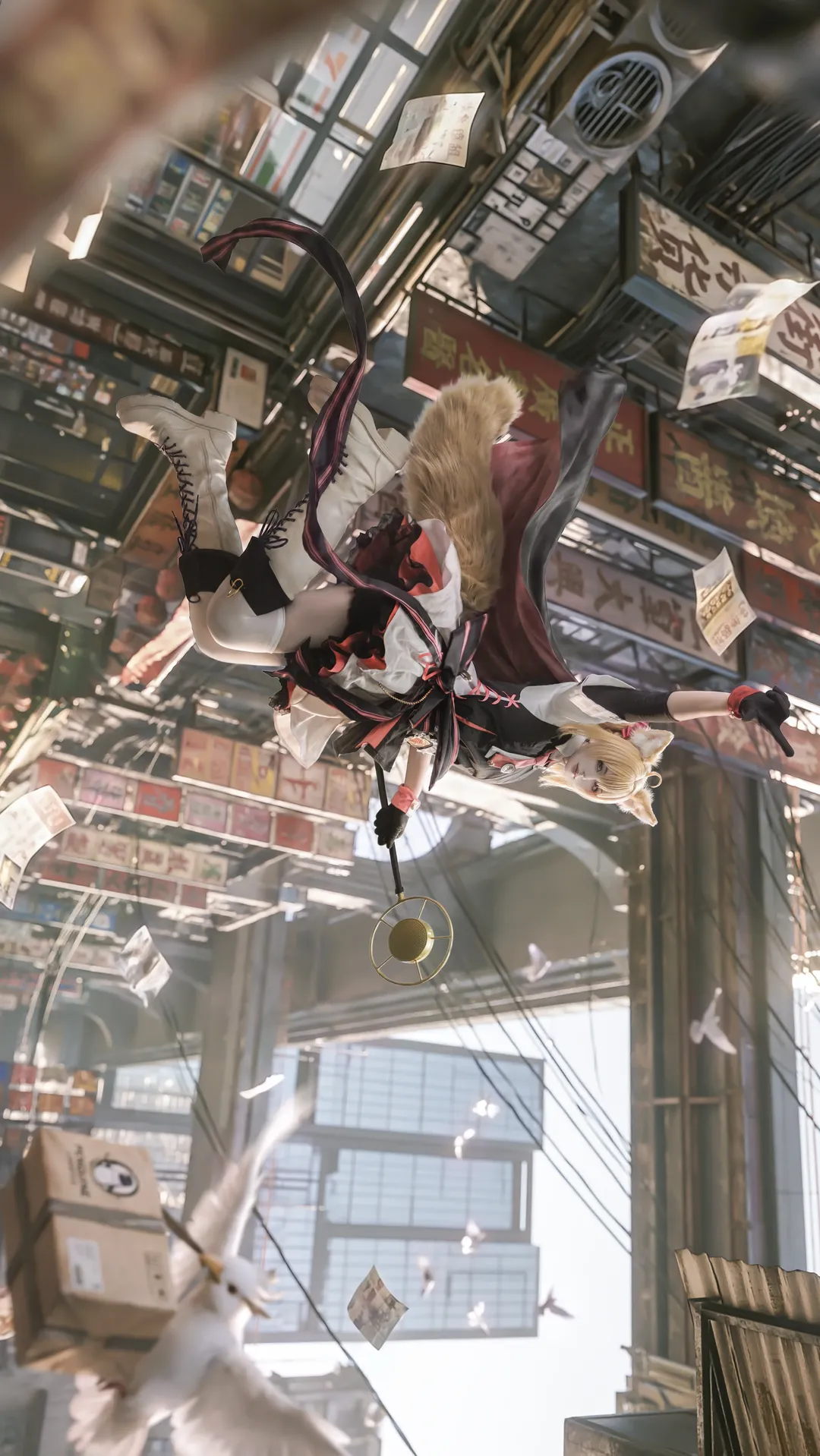 【空cos】明日方舟，穿梭在巷戰裡的華麗演出 - 第 2 張