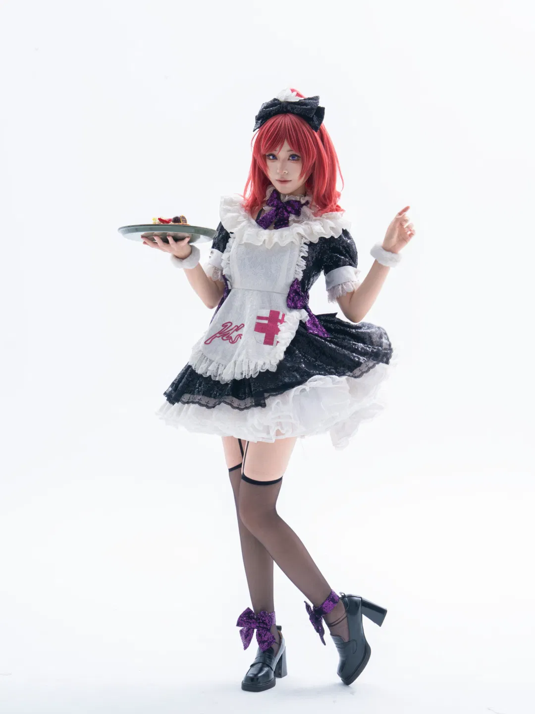 【西木野真姬cos】LoveLive! 学园偶像的纯白蕾丝女仆体验 - 第 2 张