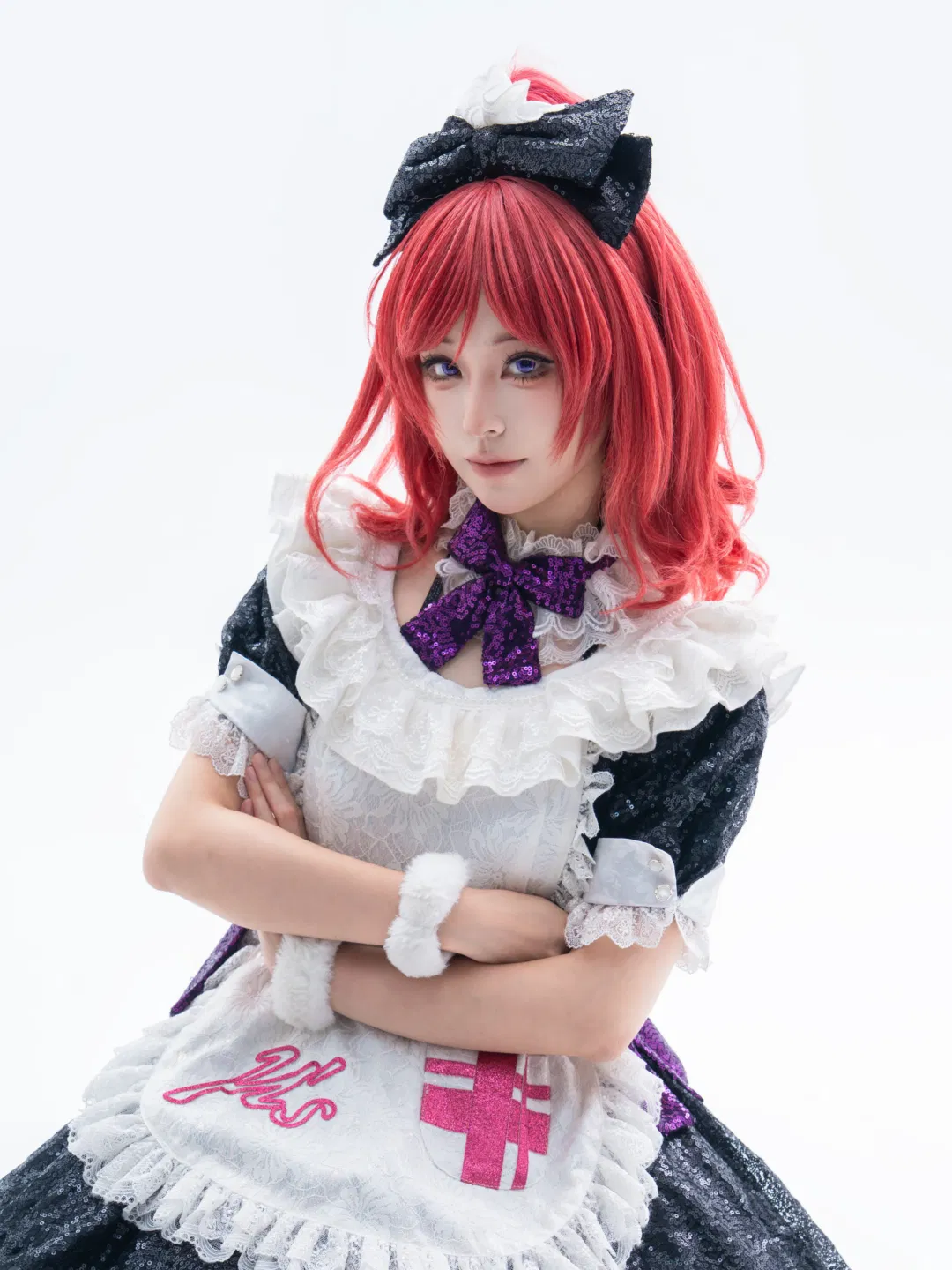 【西木野真姬cos】LoveLive! 学园偶像的纯白蕾丝女仆体验 - 第 3 张