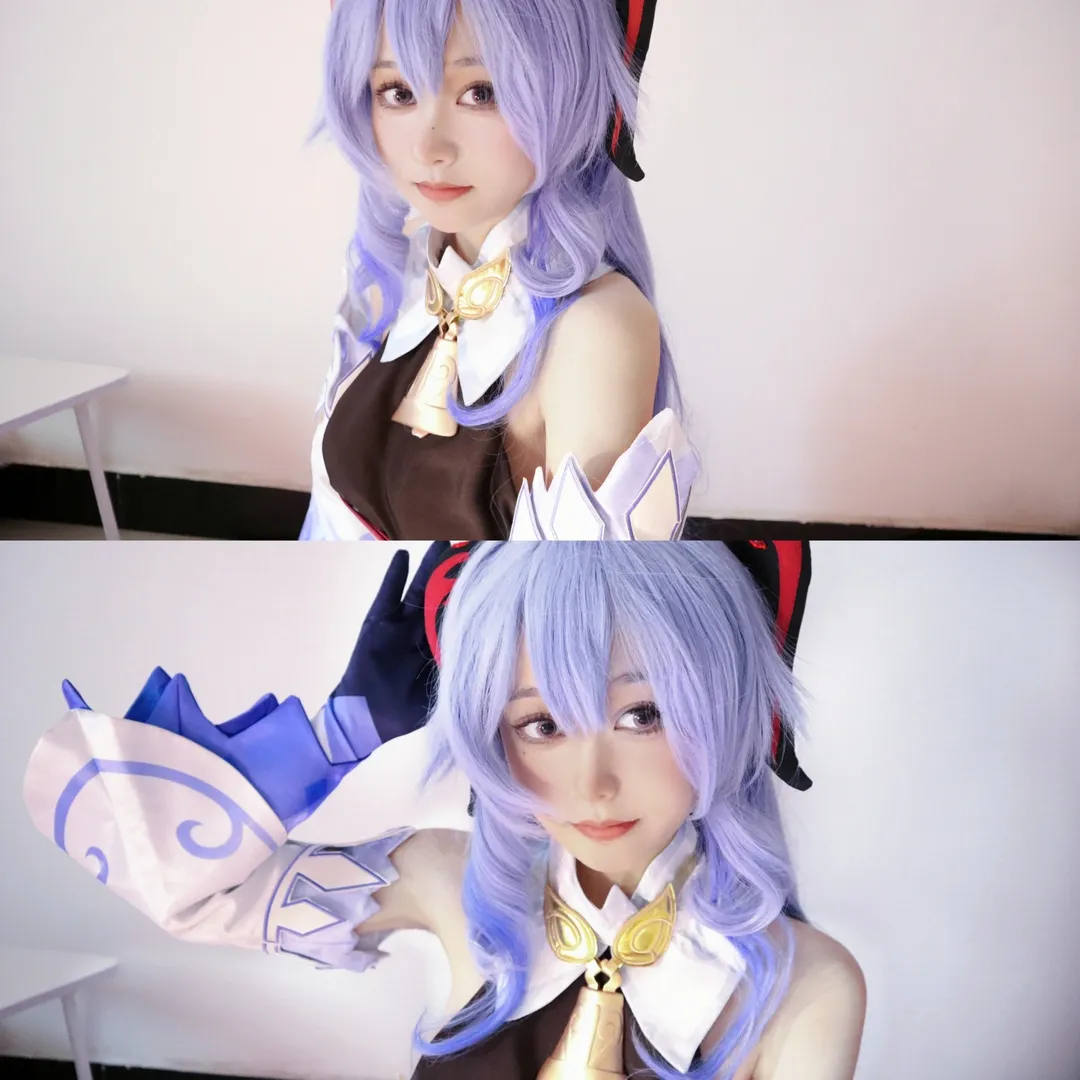 【甘雨cos】璃月秘书的打工日常，攒钱只为那口美味的八宝饭 - 第 1 张