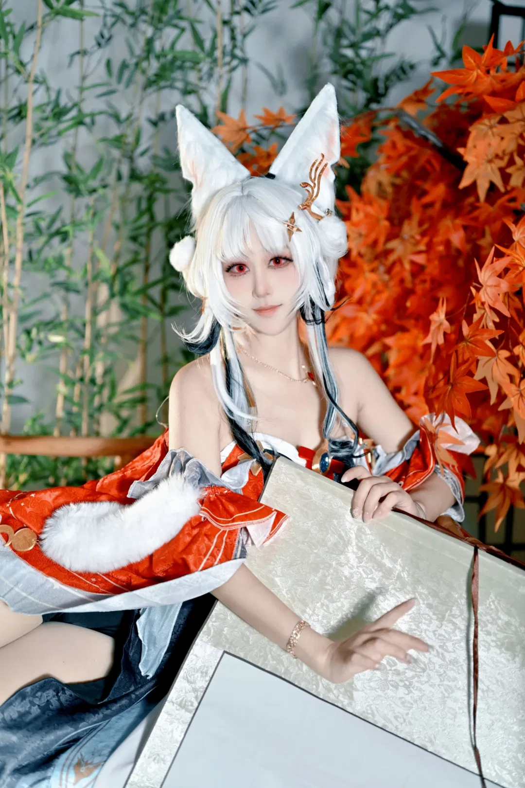 【心月狐cos】鳴潮裡的狐狐，今天偷了玉兔的耳朵 - 第 4 張