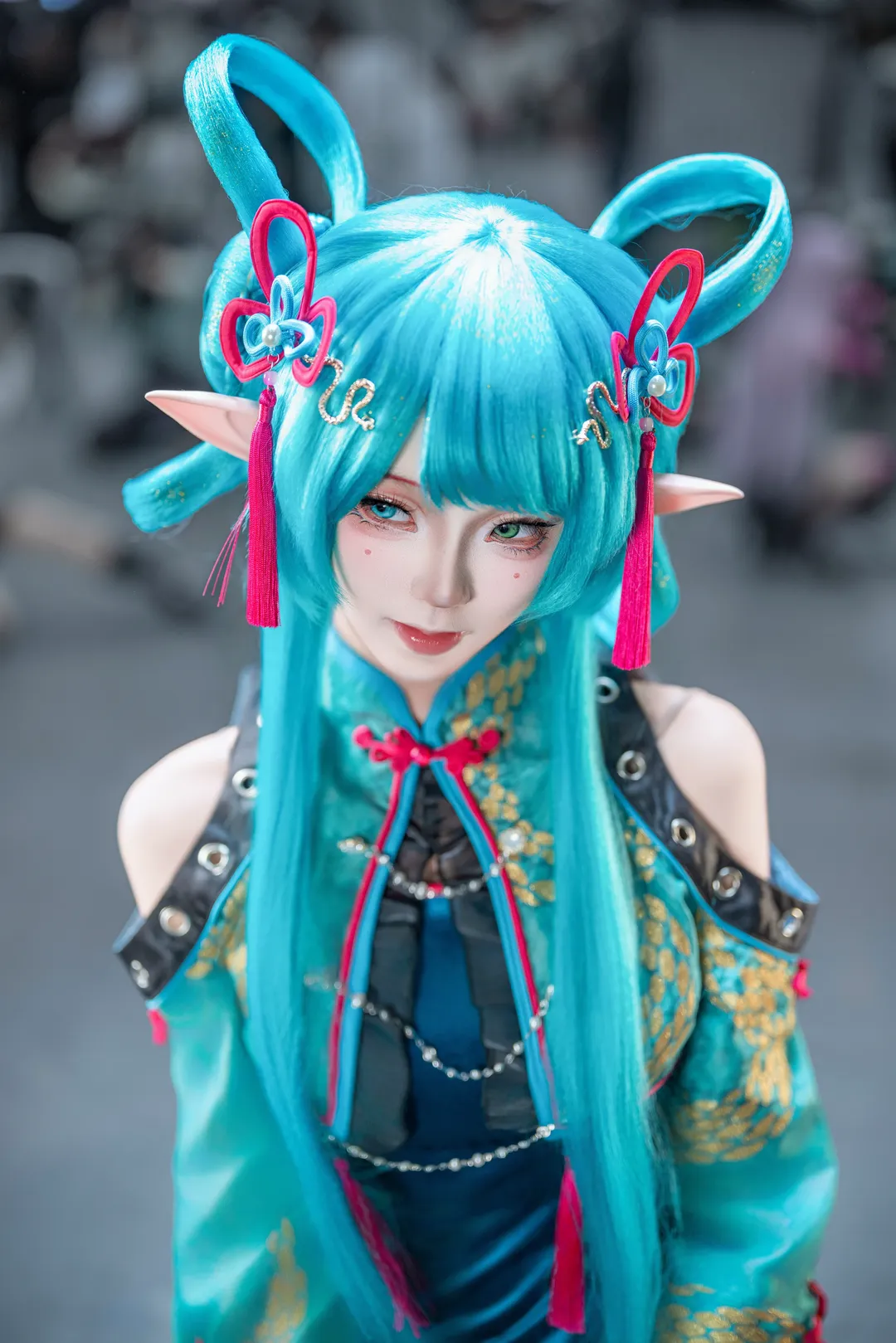 【初音未来cos】国风旗袍造型亮相ijoy漫展 - 第 1 张