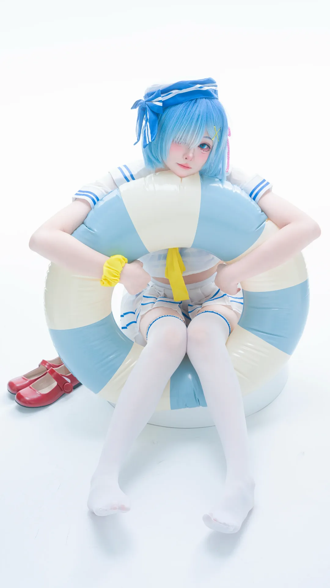 【蕾姆cos】八月棚拍Re:从零开始的异世界生活泳装 - 第 2 张