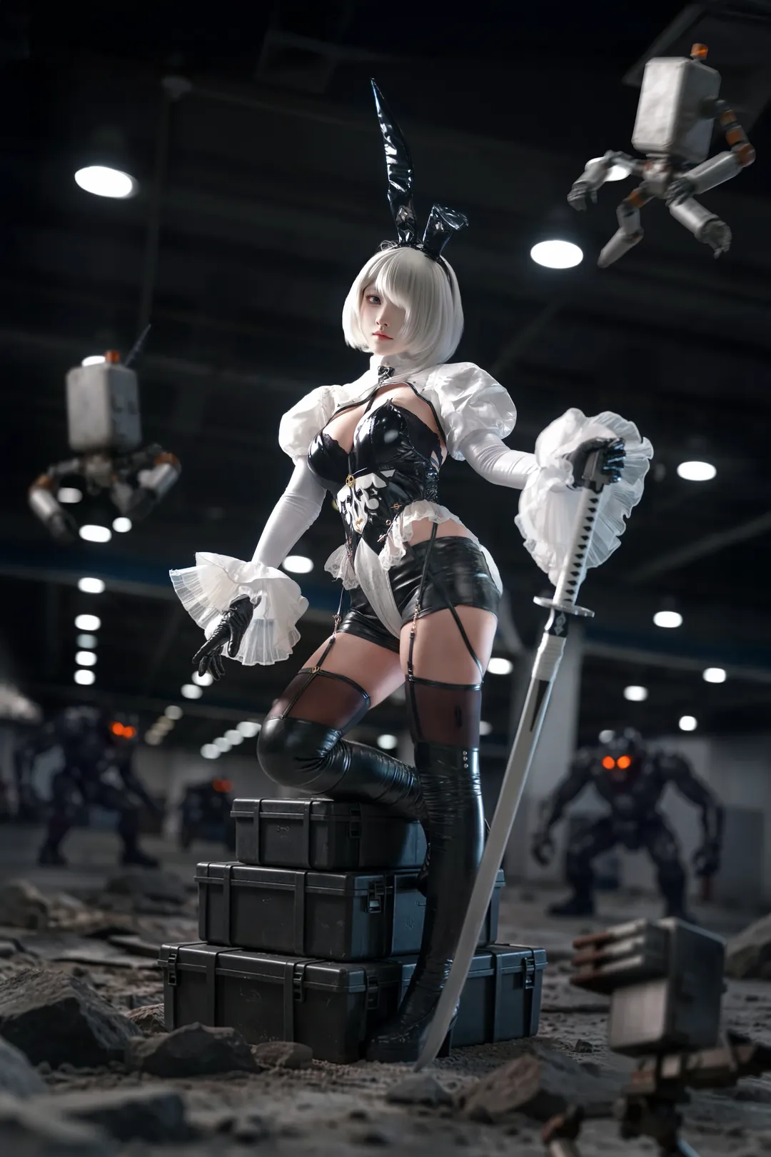 【2bcos】尼爾機械紀元裡的兔女郎場照分享 - 第 1 張