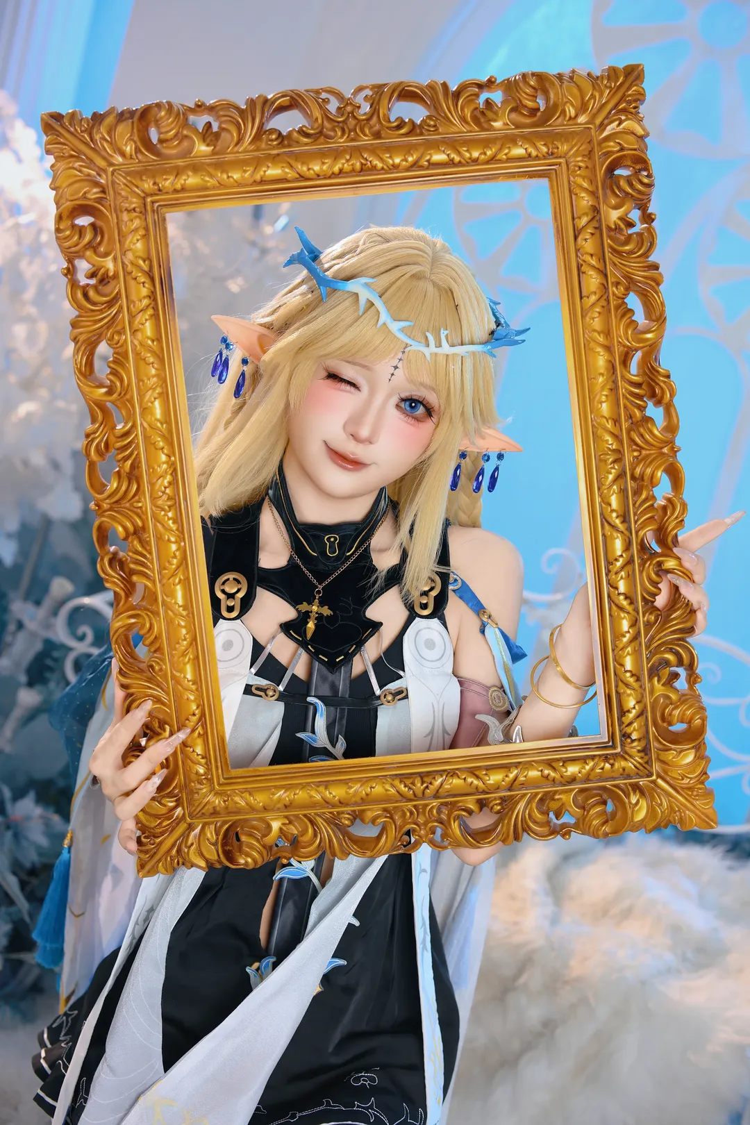 【卡提希婭cos】鳴潮奇幻風甜美精靈寫真 - 第 4 張