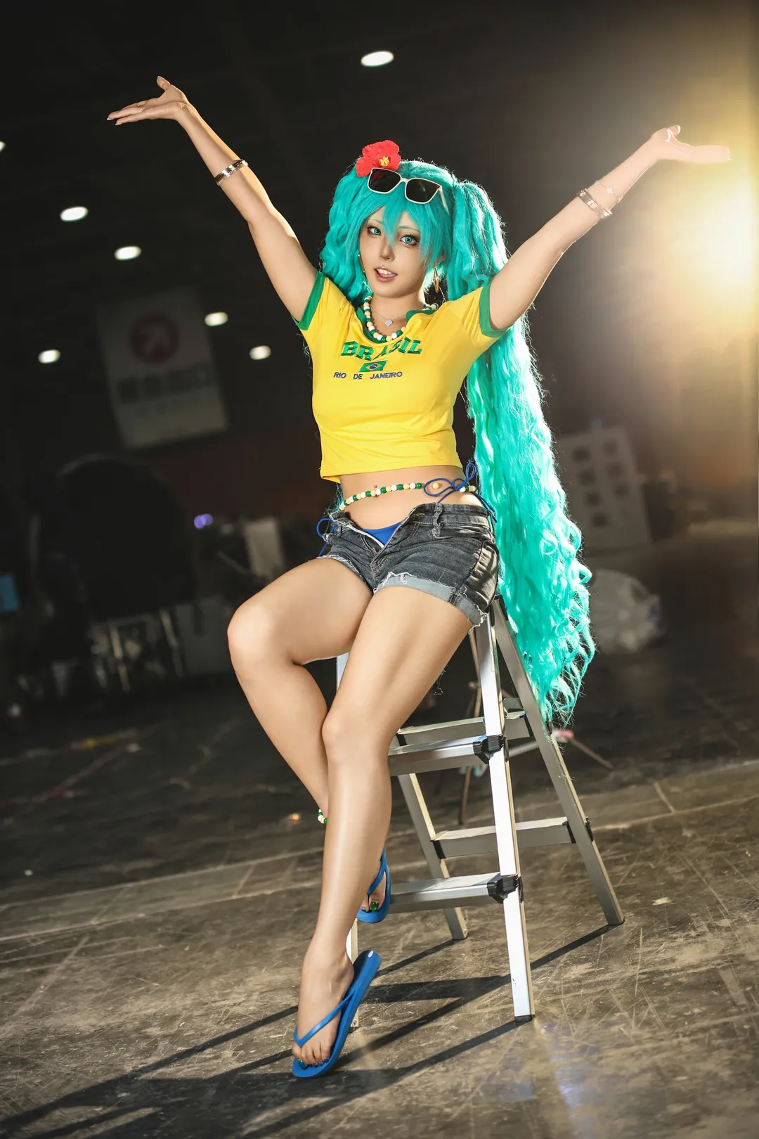 巴西風情初音未來cos，這套造型細節真的拉滿了 - 第 4 張
