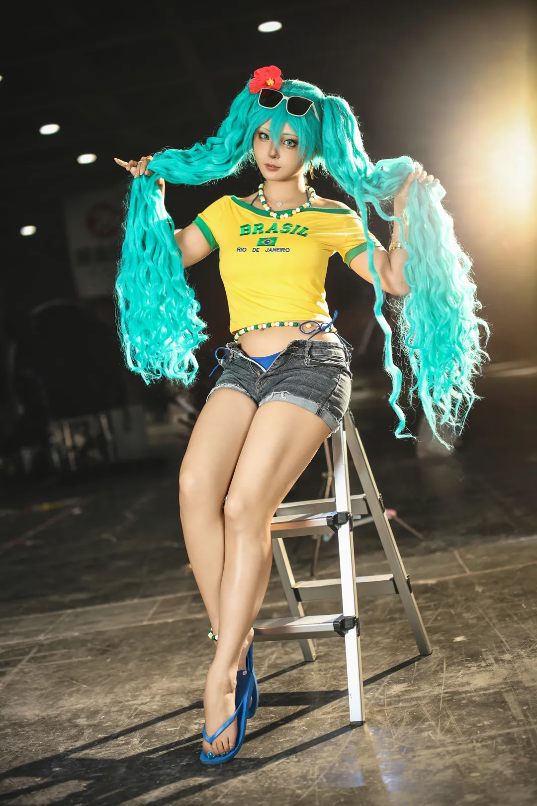 巴西風情初音未來cos，這套造型細節真的拉滿了 - 第 5 張