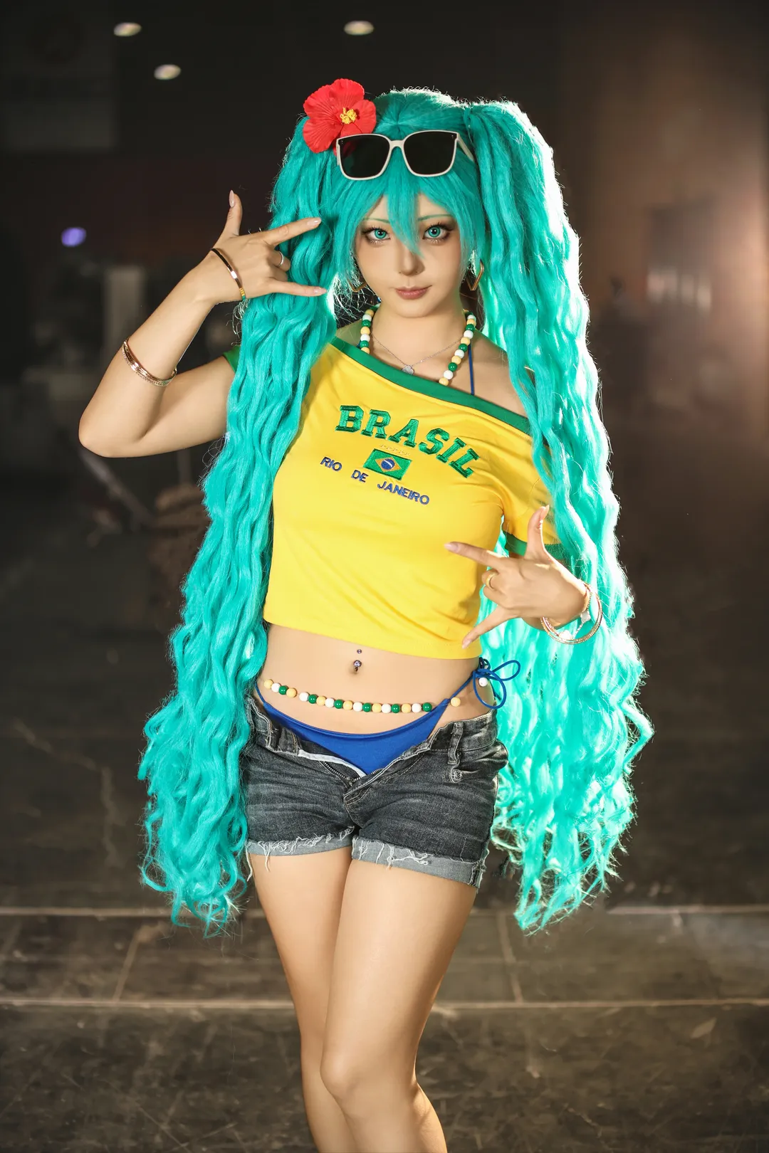 巴西風情初音未來cos，這套造型細節真的拉滿了 - 第 6 張