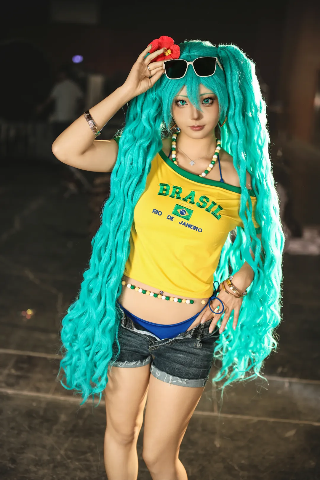 巴西風情初音未來cos，這套造型細節真的拉滿了 - 第 7 張