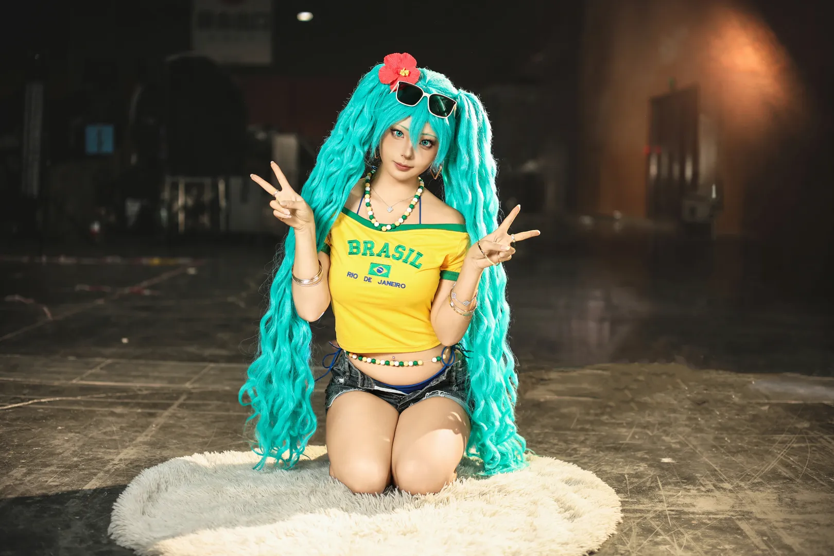 巴西風情初音未來cos，這套造型細節真的拉滿了 - 第 8 張
