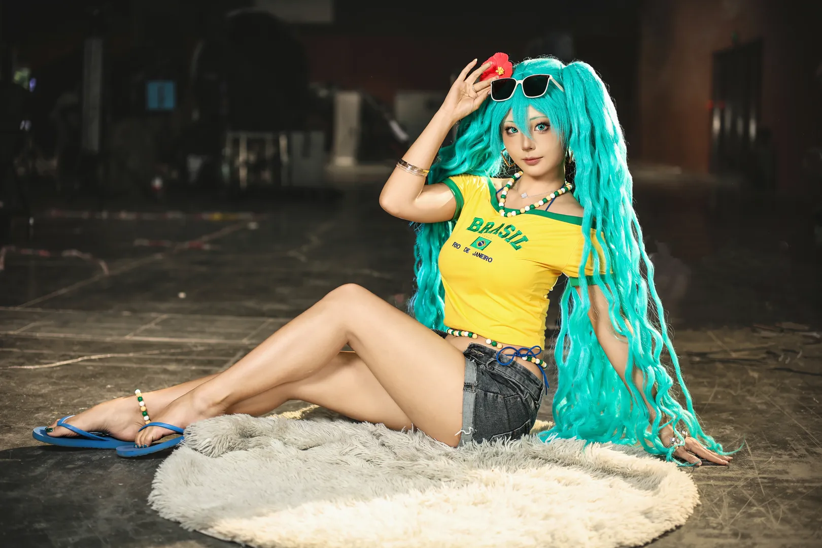 巴西風情初音未來cos，這套造型細節真的拉滿了 - 第 9 張