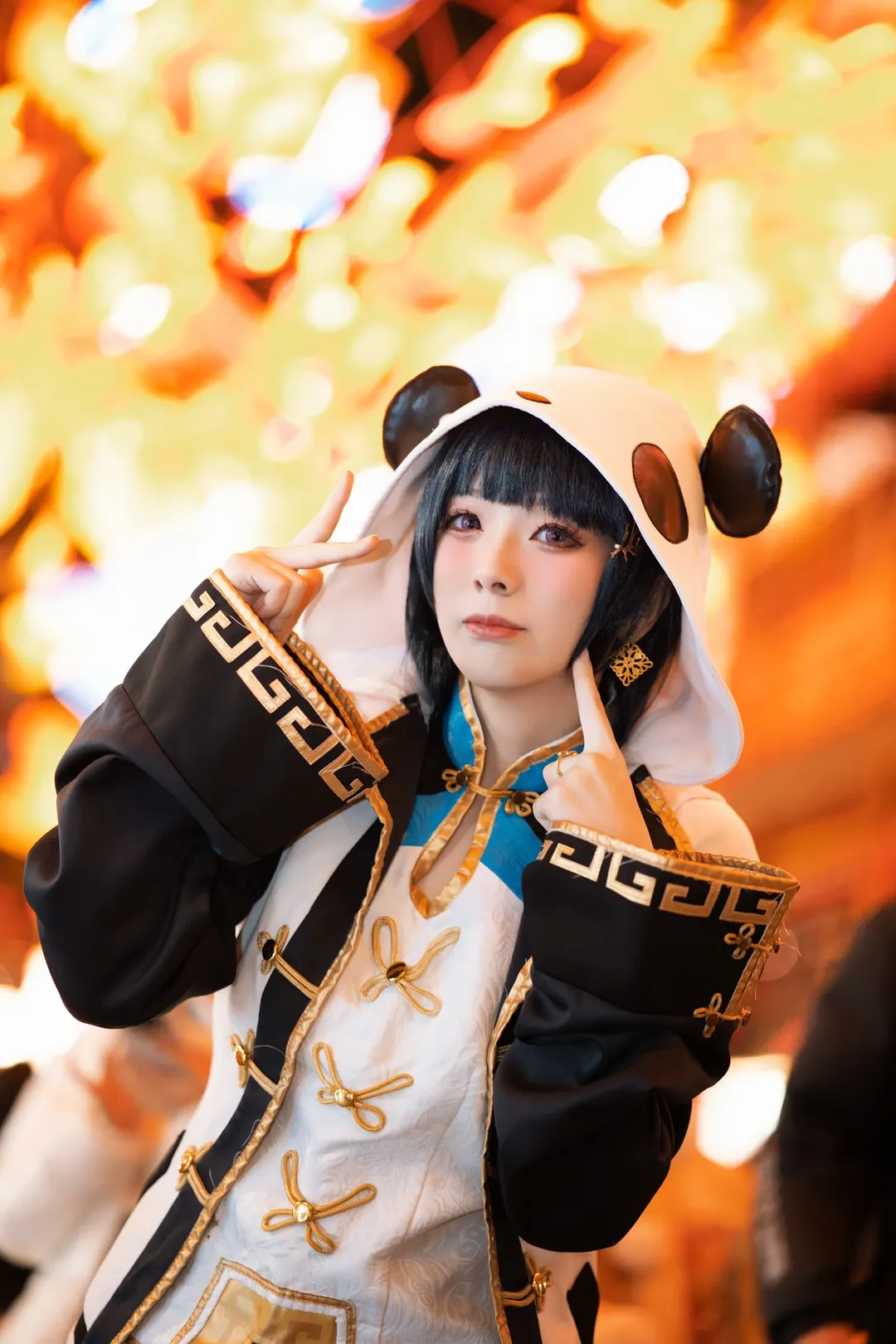 【津岛善子cos】lovelive aqours旗袍觉醒，夜游灯会 - 第 6 张