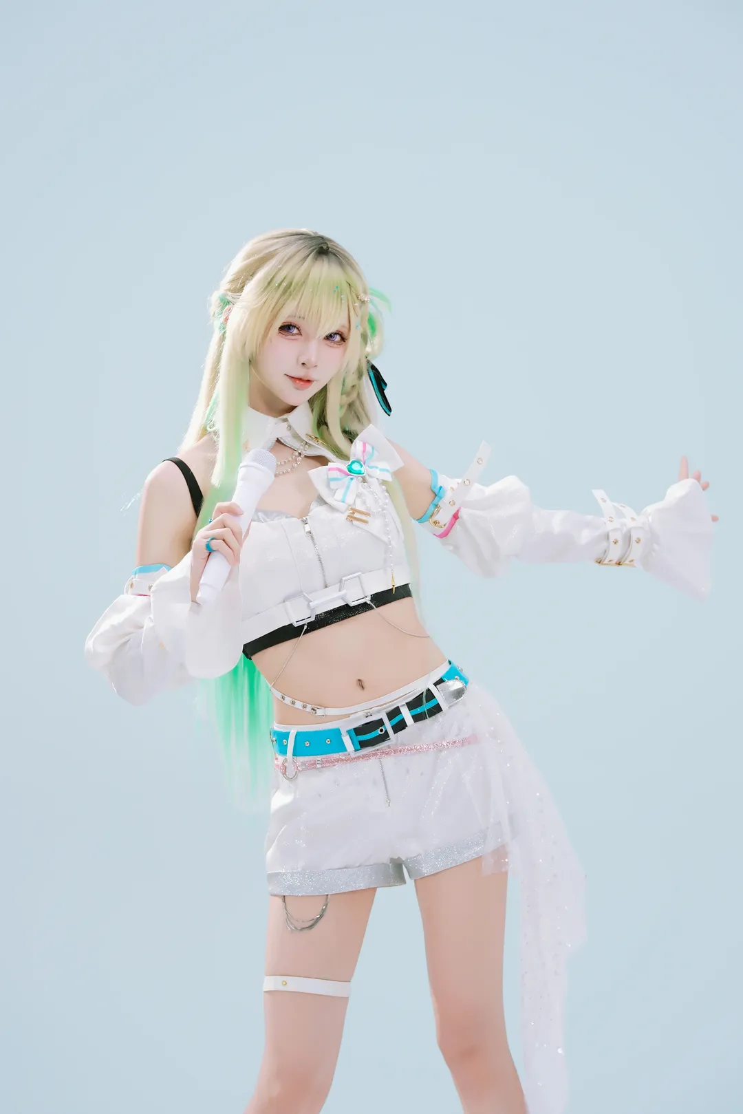 【琳奈cos】鸣潮Solar5新成员琳奈，打歌服初舞台 - 第 4 张