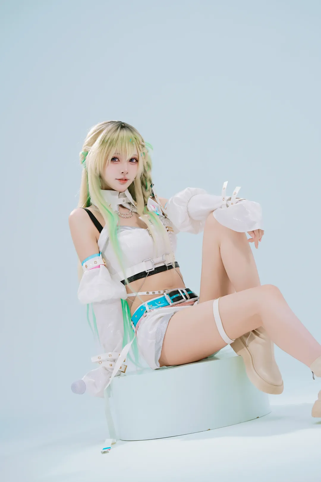 【琳奈cos】鸣潮Solar5新成员琳奈，打歌服初舞台 - 第 8 张