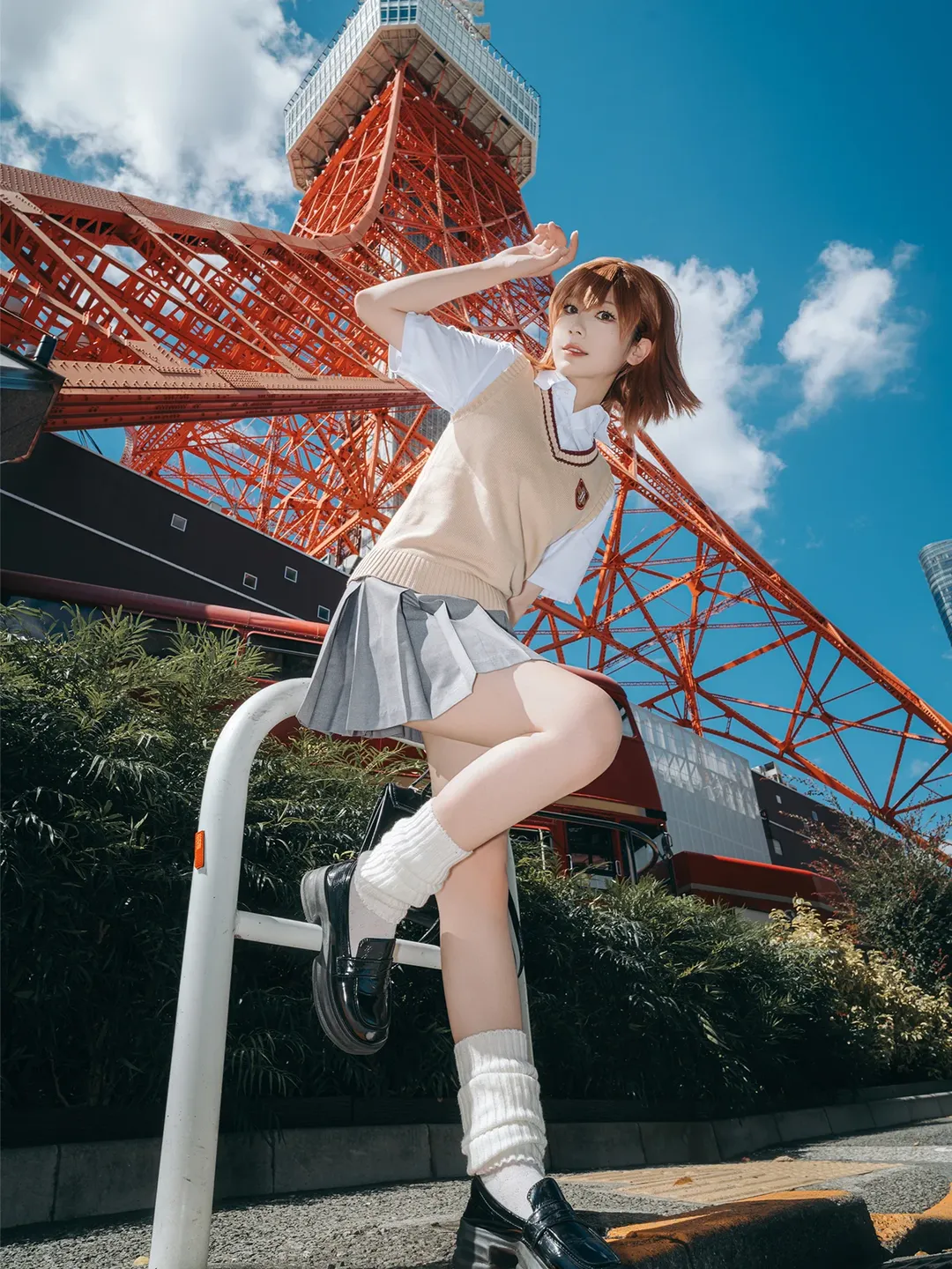 【御坂美琴cos】某科學的超電磁炮，東京塔下的常盤臺日常 - 第 5 張