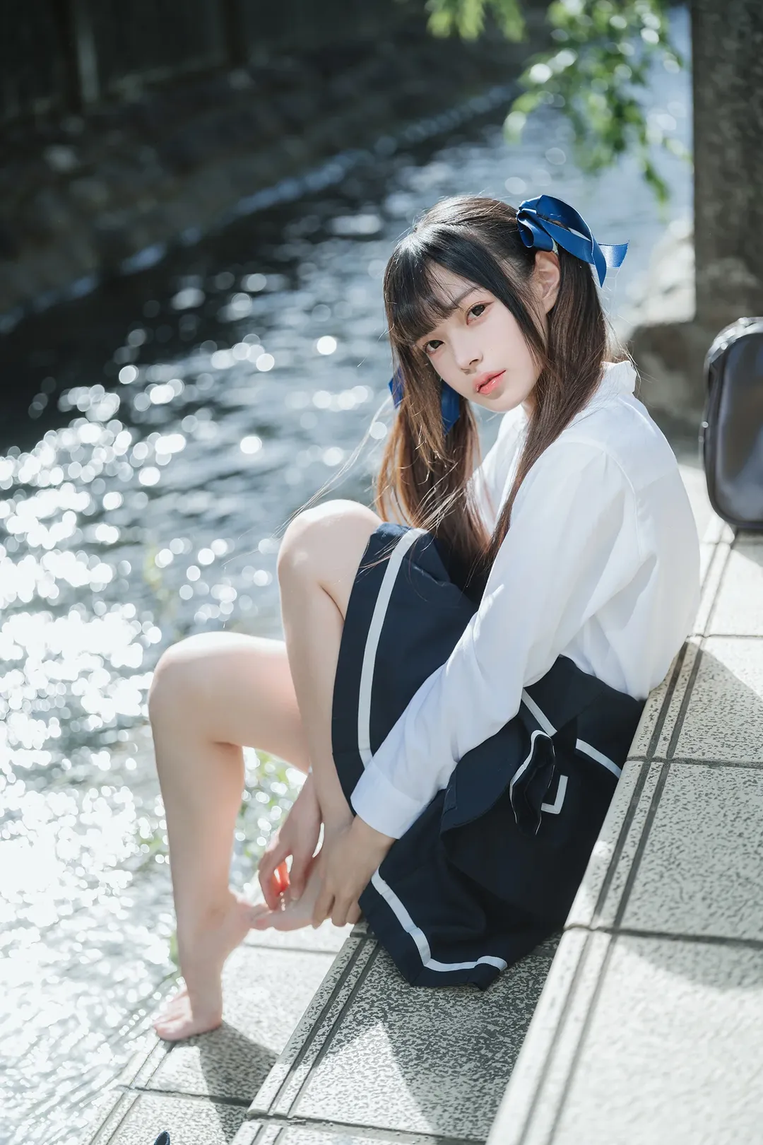 放学后的都市溯溪 JK制服的清凉玩水日常 - 第 3 张