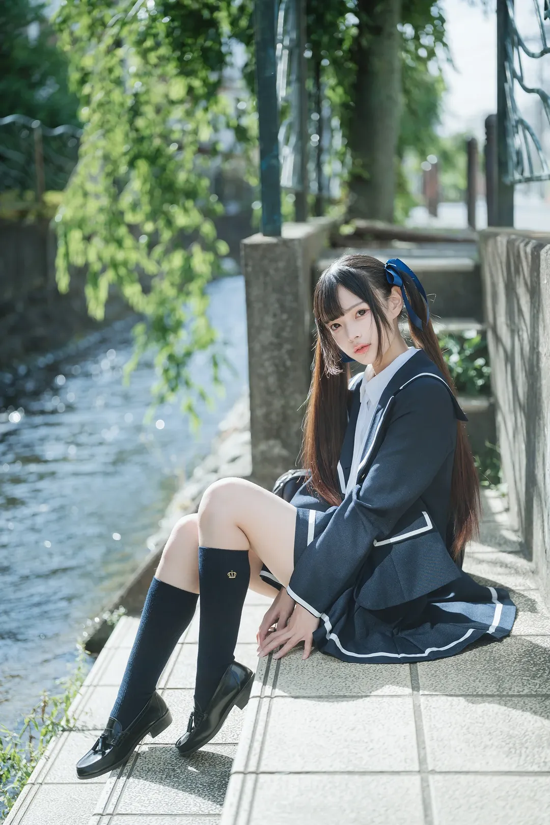 放学后的都市溯溪 JK制服的清凉玩水日常 - 第 5 张